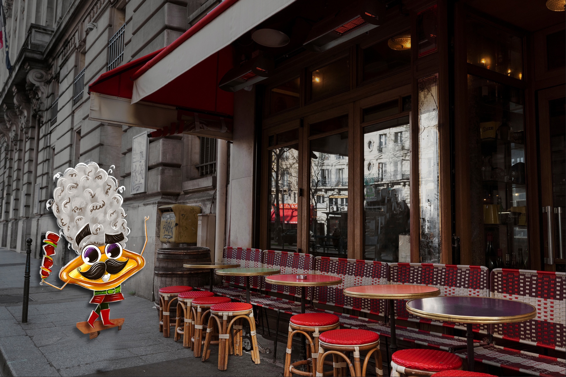 A brand character for a Georgian restaurant — Изображение №3 — Брендинг, Иллюстрация на Dprofile