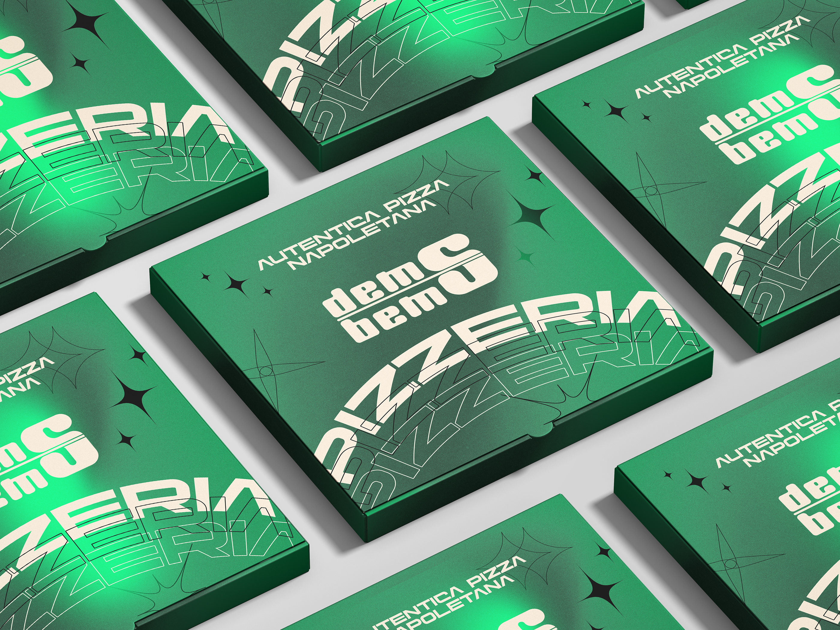 DEMSBEMS PIZZA | PIZZERIA LOGO, PACKAGE, VISUAL — Изображение №2 — Брендинг, Графика на Dprofile