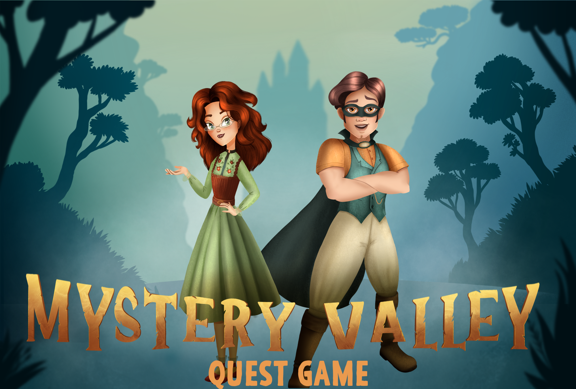 Дизайн персонажей для игры квеста Mystery Valley — Изображение №1 — Интерфейсы, Иллюстрация на Dprofile