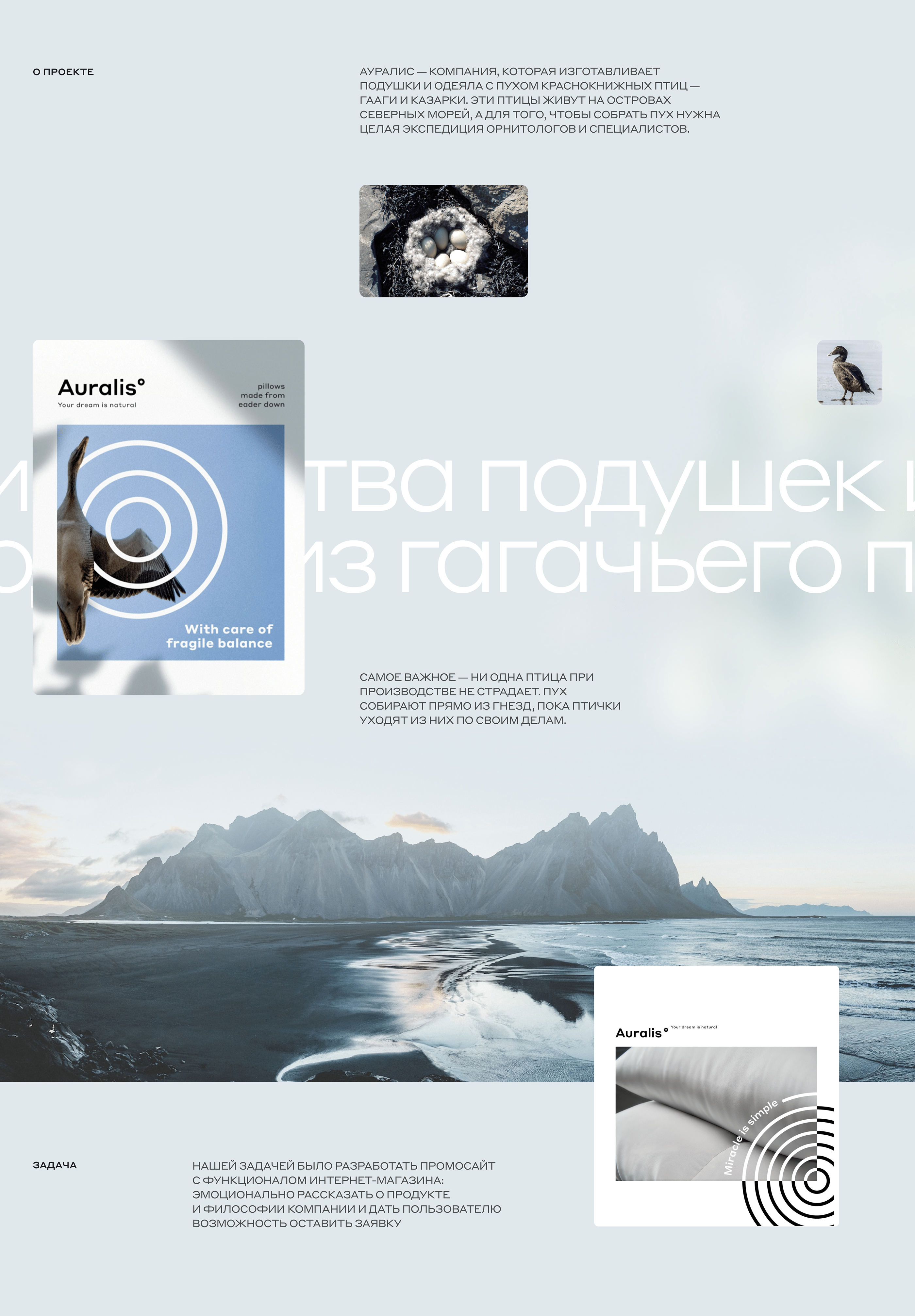 Товары для сна «Ауралис» — Изображение №2 — Интерфейсы на Dprofile