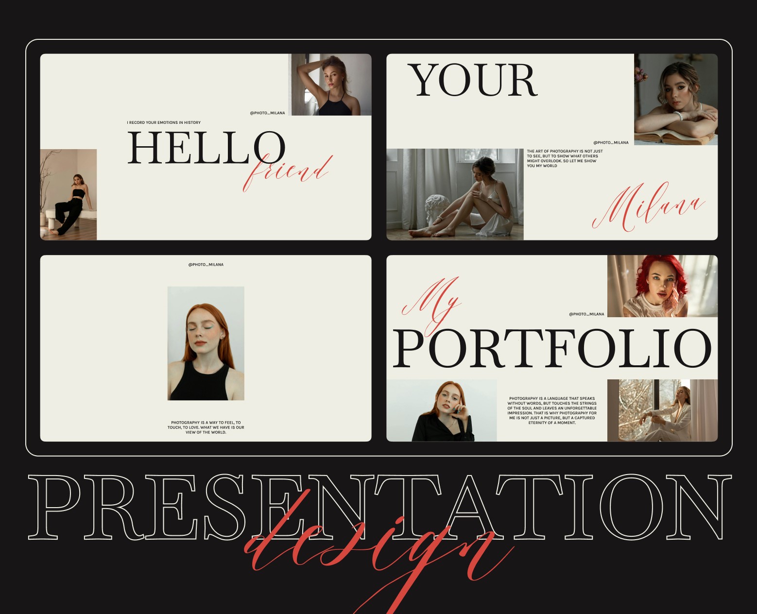 Presentation for the photographer — Интерфейсы, Иллюстрация на Dprofile