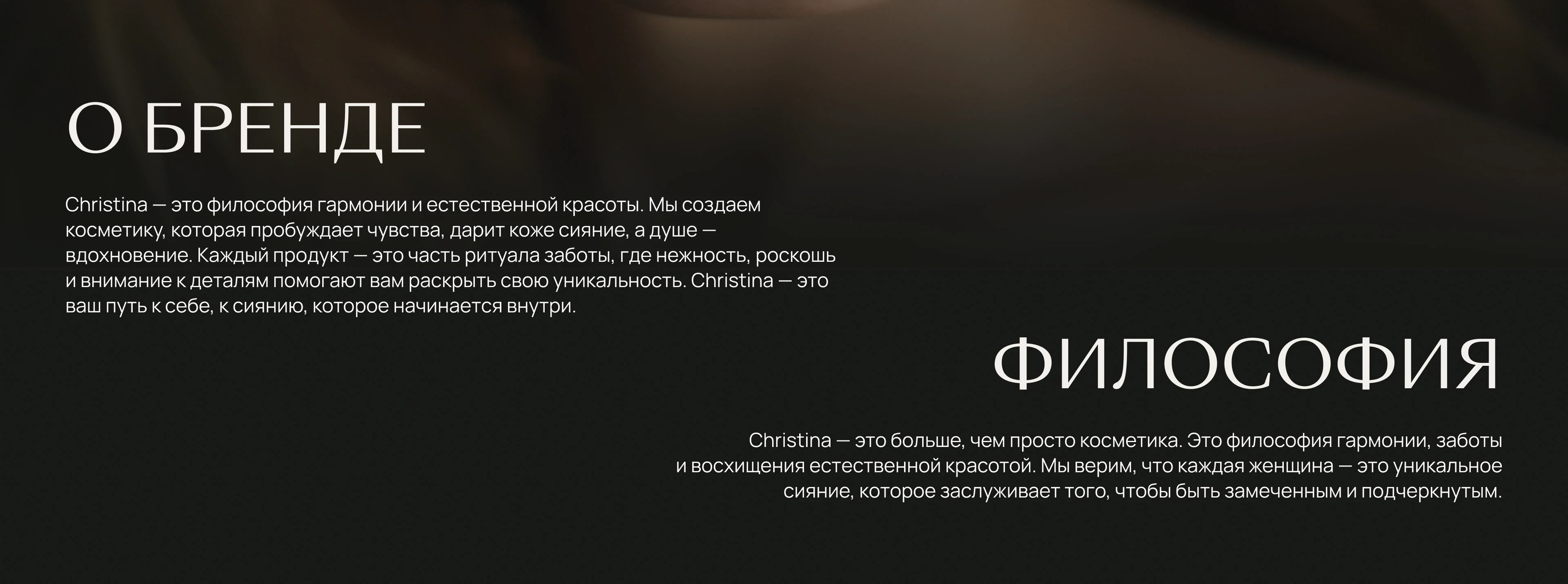 E-COMMERCE / ONLINE STORE / CHRISTINA — Изображение №2 — Интерфейсы на Dprofile