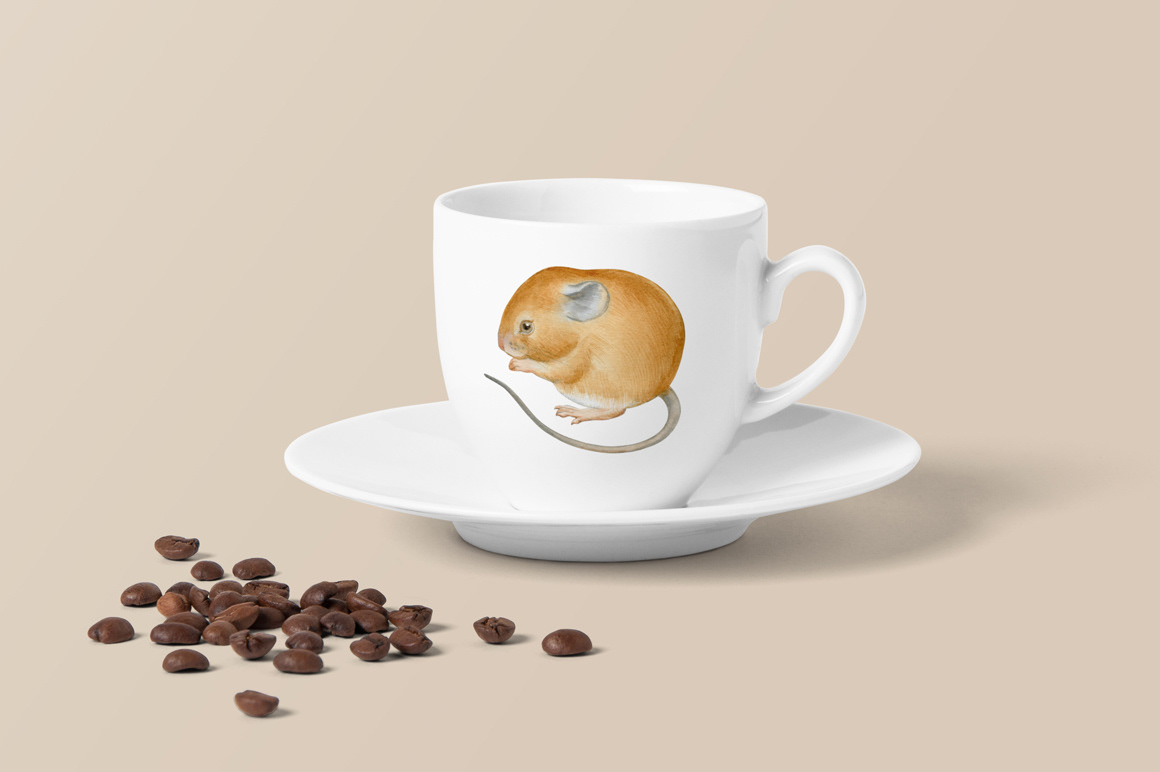 Sihouettes and watercolor images of mouses — Изображение №4 — Графика на Dprofile