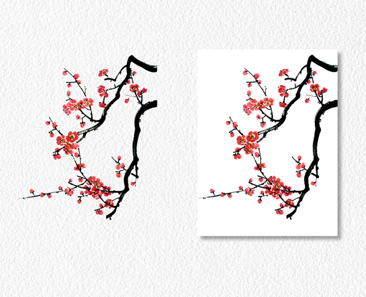 Chinese painting of plum mei — Изображение №1 — Иллюстрация, Графика на Dprofile