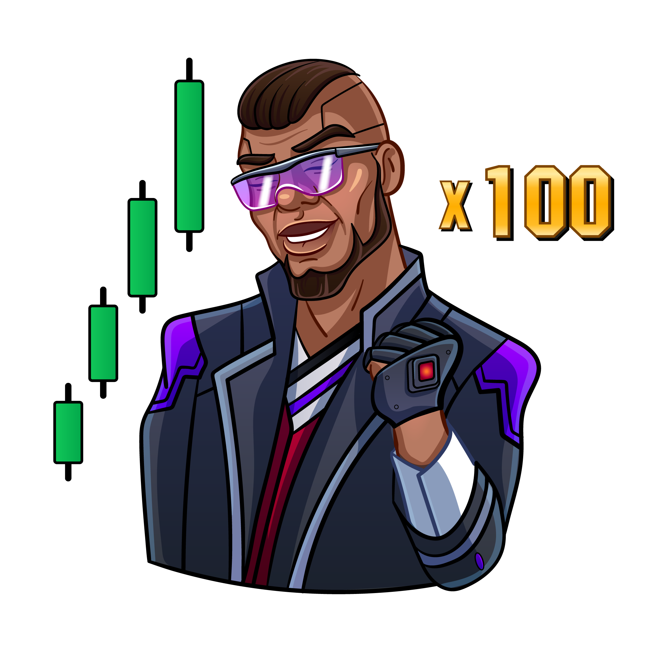 Cтикерпак Boss Fighters — Изображение №6 — Брендинг, Иллюстрация на Dprofile