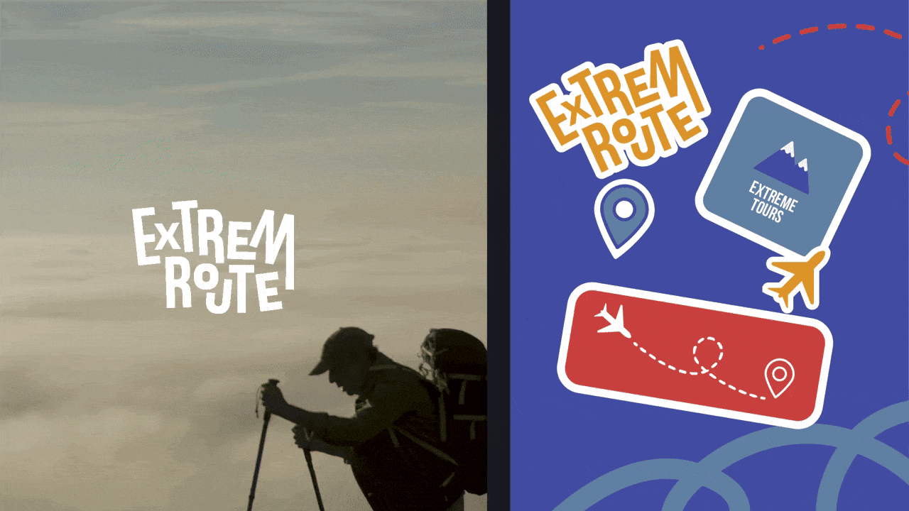 Extrem Route | Brand Identity for travel agency — Изображение №8 — Брендинг, Графика на Dprofile