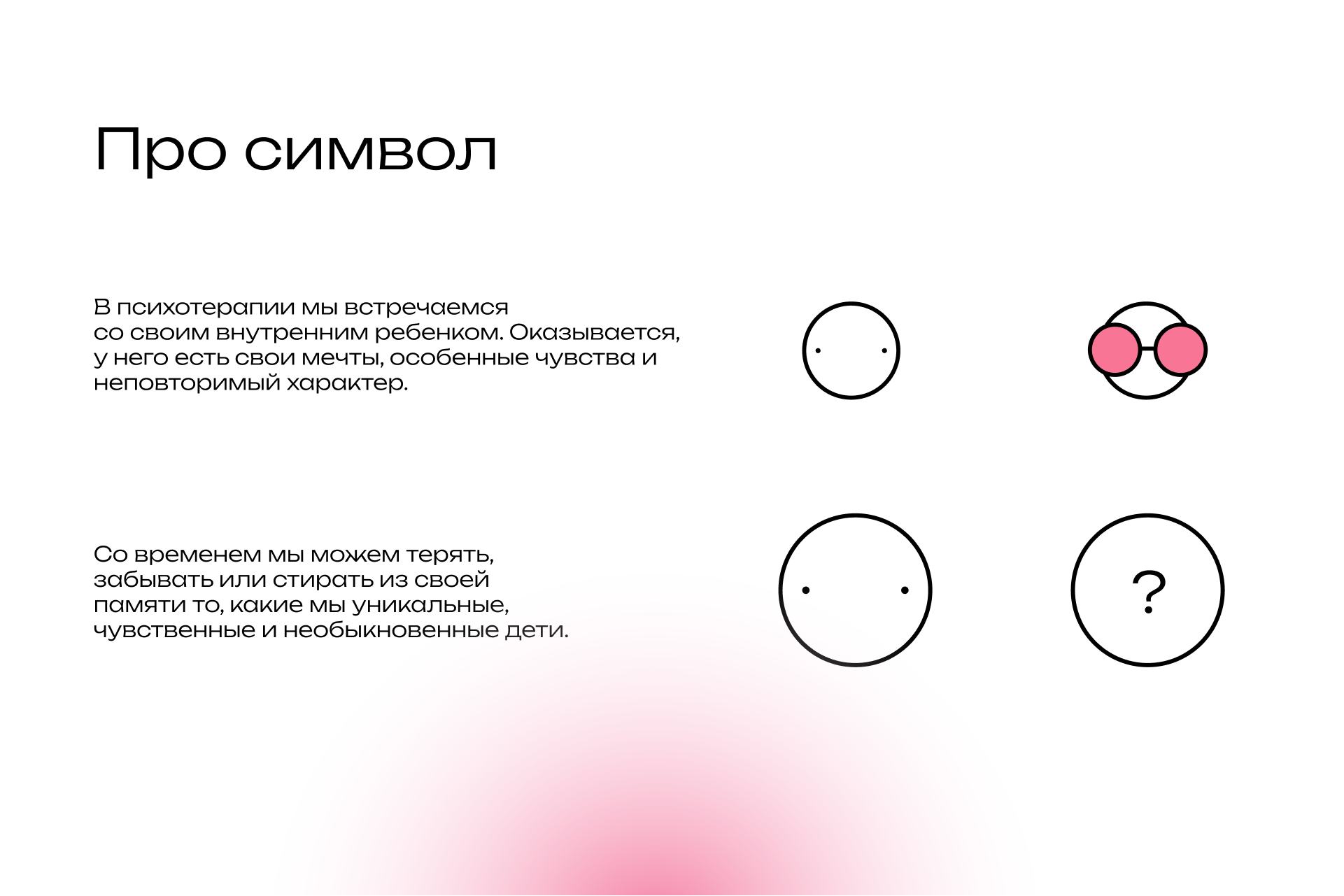 Центр психологической поддержки "РОЗОВЫЕ ОЧКИ" — Изображение №3 — Брендинг, Графика на Dprofile