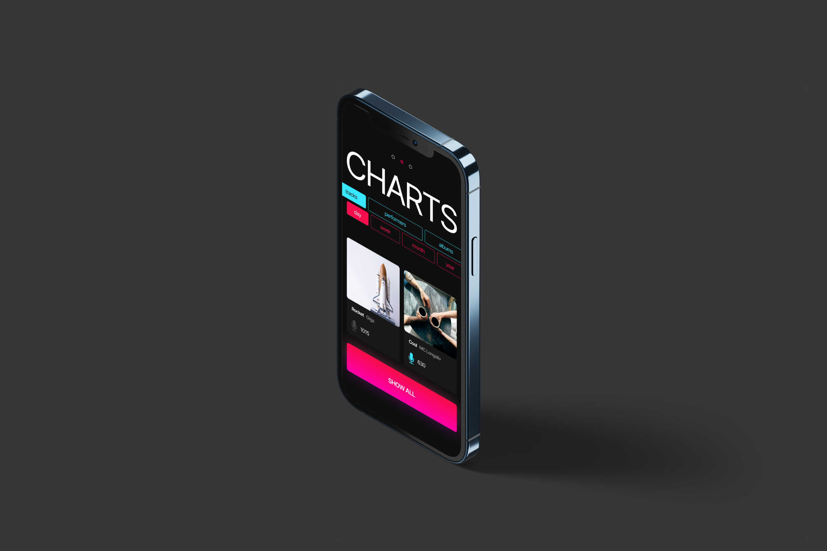 MUSIC INNOVATION PLATFORM. MOBILE VERSION. UX/UI. — Изображение №11 — Интерфейсы на Dprofile