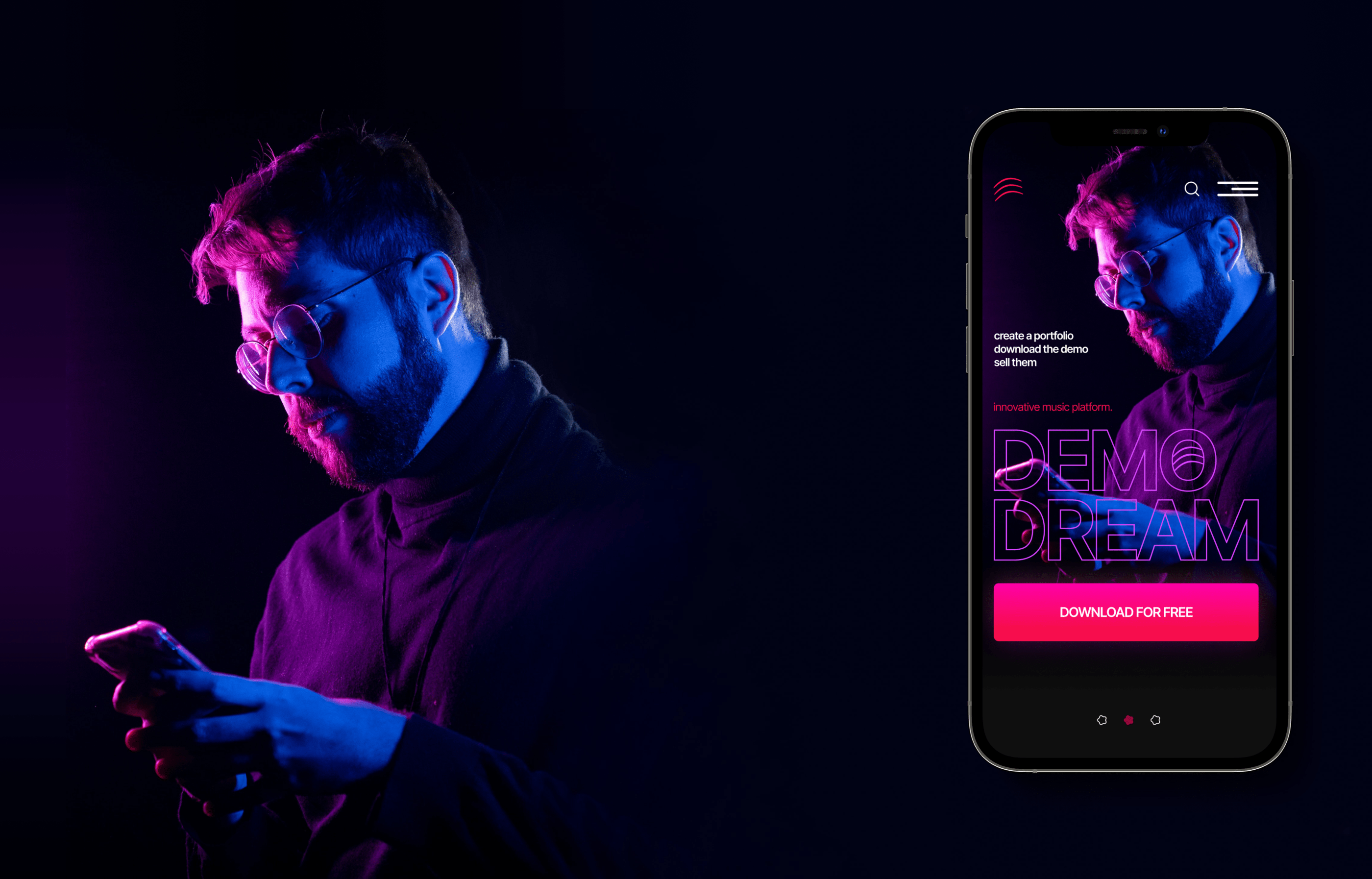 MUSIC INNOVATION PLATFORM. MOBILE VERSION. UX/UI. — Изображение №8 — Интерфейсы на Dprofile