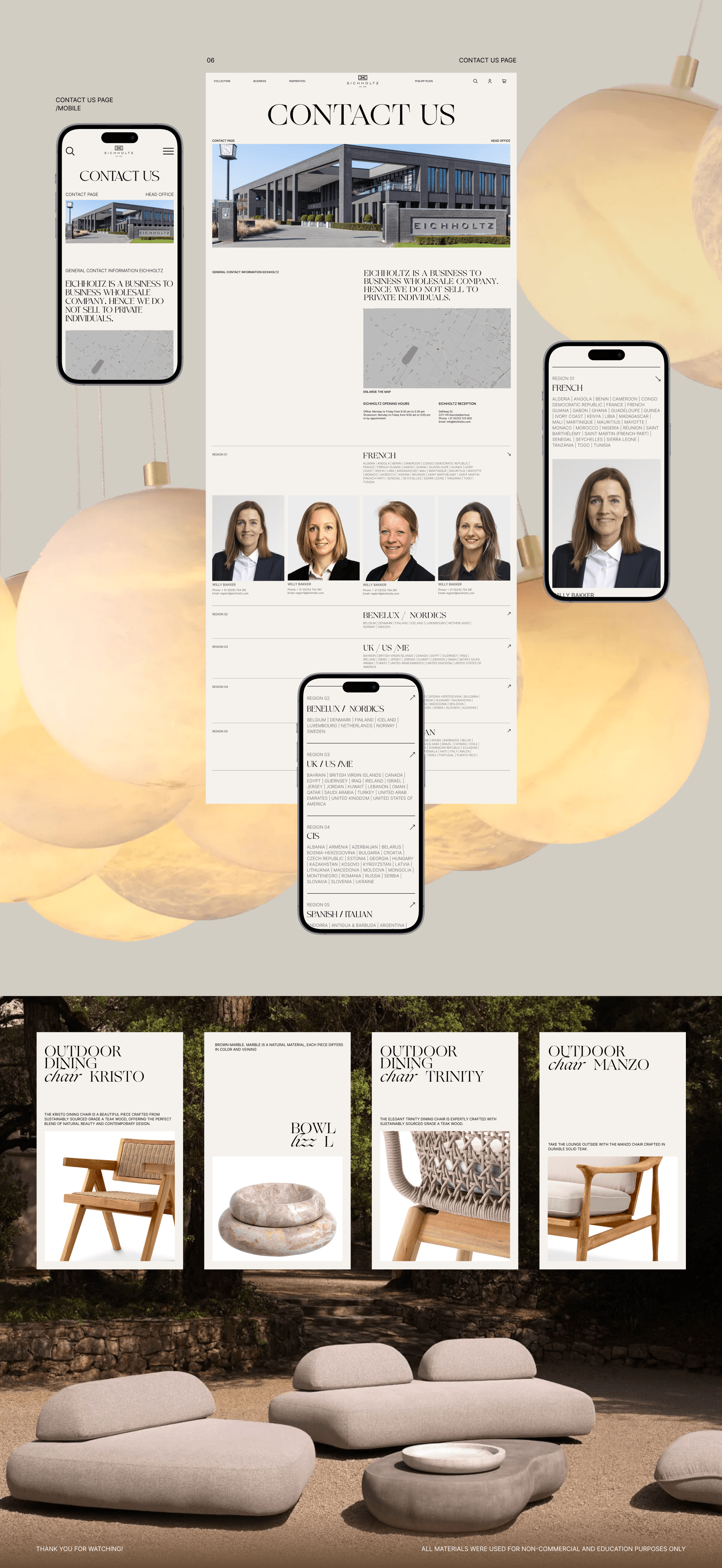 EICHHOLTZ | Redesign corporate website — Изображение №8 — Интерфейсы на Dprofile