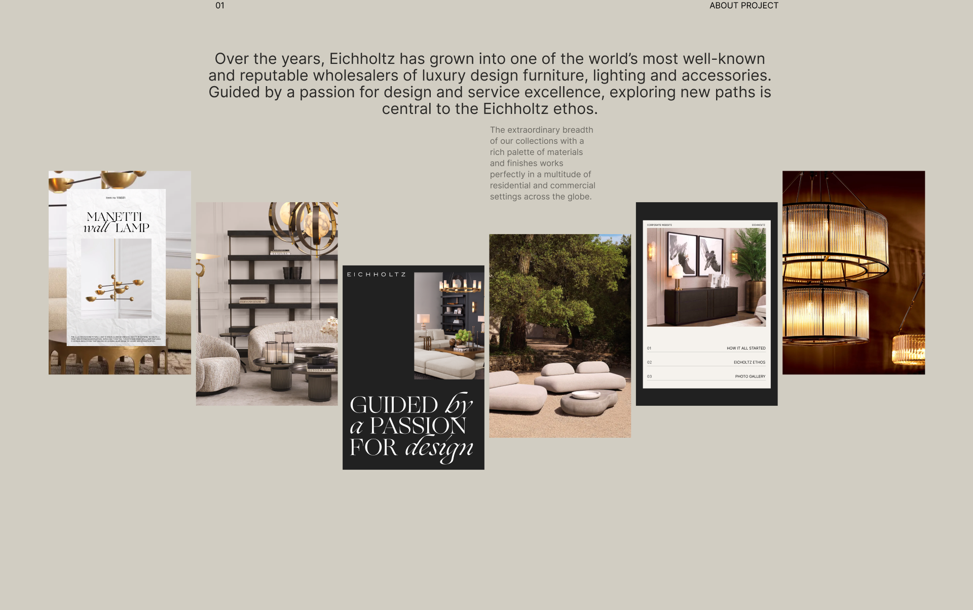 EICHHOLTZ | Redesign corporate website — Изображение №2 — Интерфейсы на Dprofile