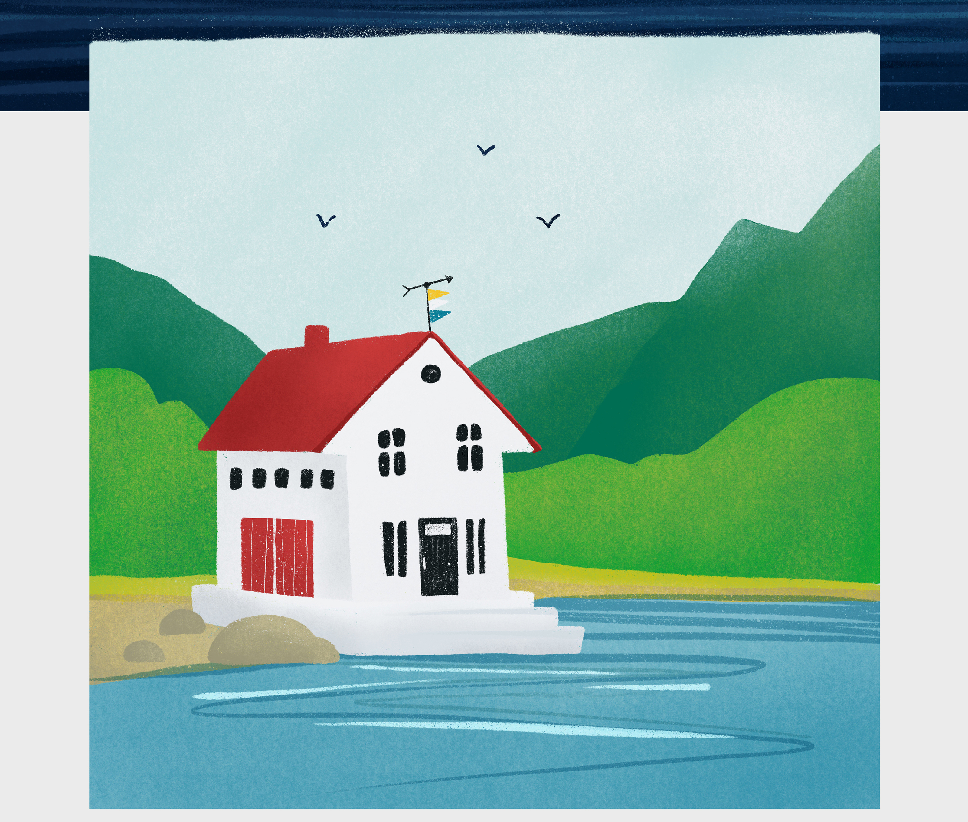 My sea heart. Стикеры, постеры, открытки. — Изображение №2 — Иллюстрация, Графика на Dprofile