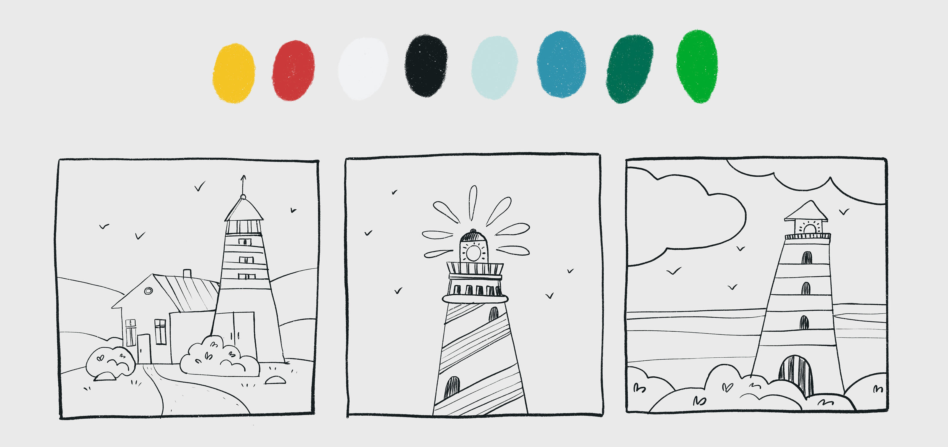 My sea heart. Стикеры, постеры, открытки. — Изображение №3 — Иллюстрация, Графика на Dprofile