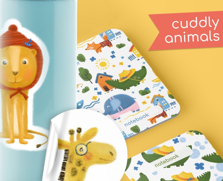 Animal character design — Брендинг, Иллюстрация на Dprofile