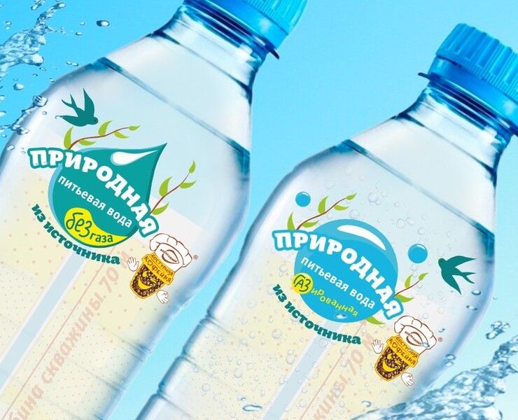 Питьевая вода Подорожник — Брендинг, Иллюстрация, Графика на Dprofile