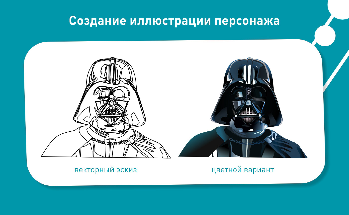 Рекламный фан-арт "Звёздные воины" и "INVITRO" — Изображение №3 — Иллюстрация, Маркетинг на Dprofile