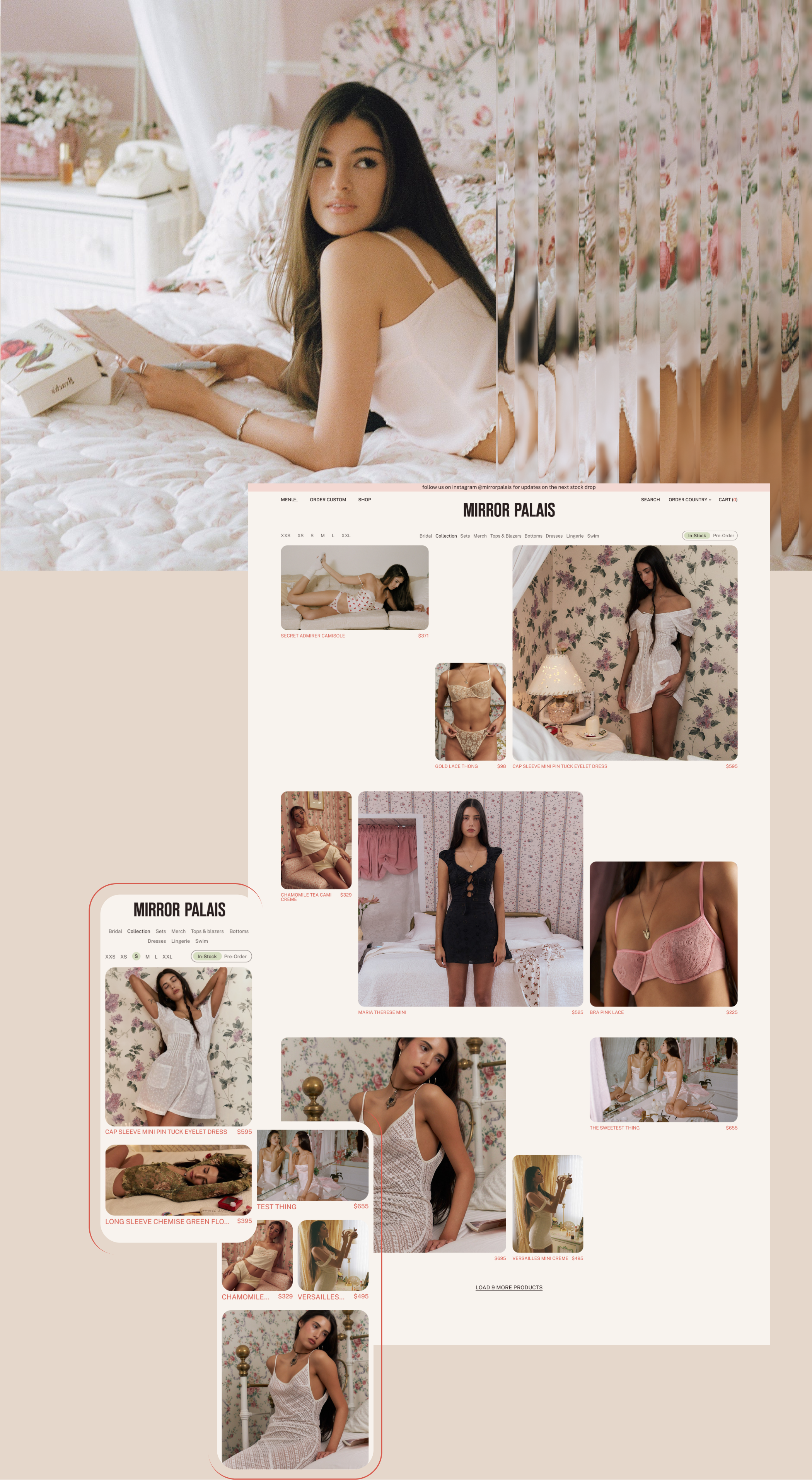 MIRROR PALAIS — Изображение №5 — Маркетинг, Интерфейсы на Dprofile