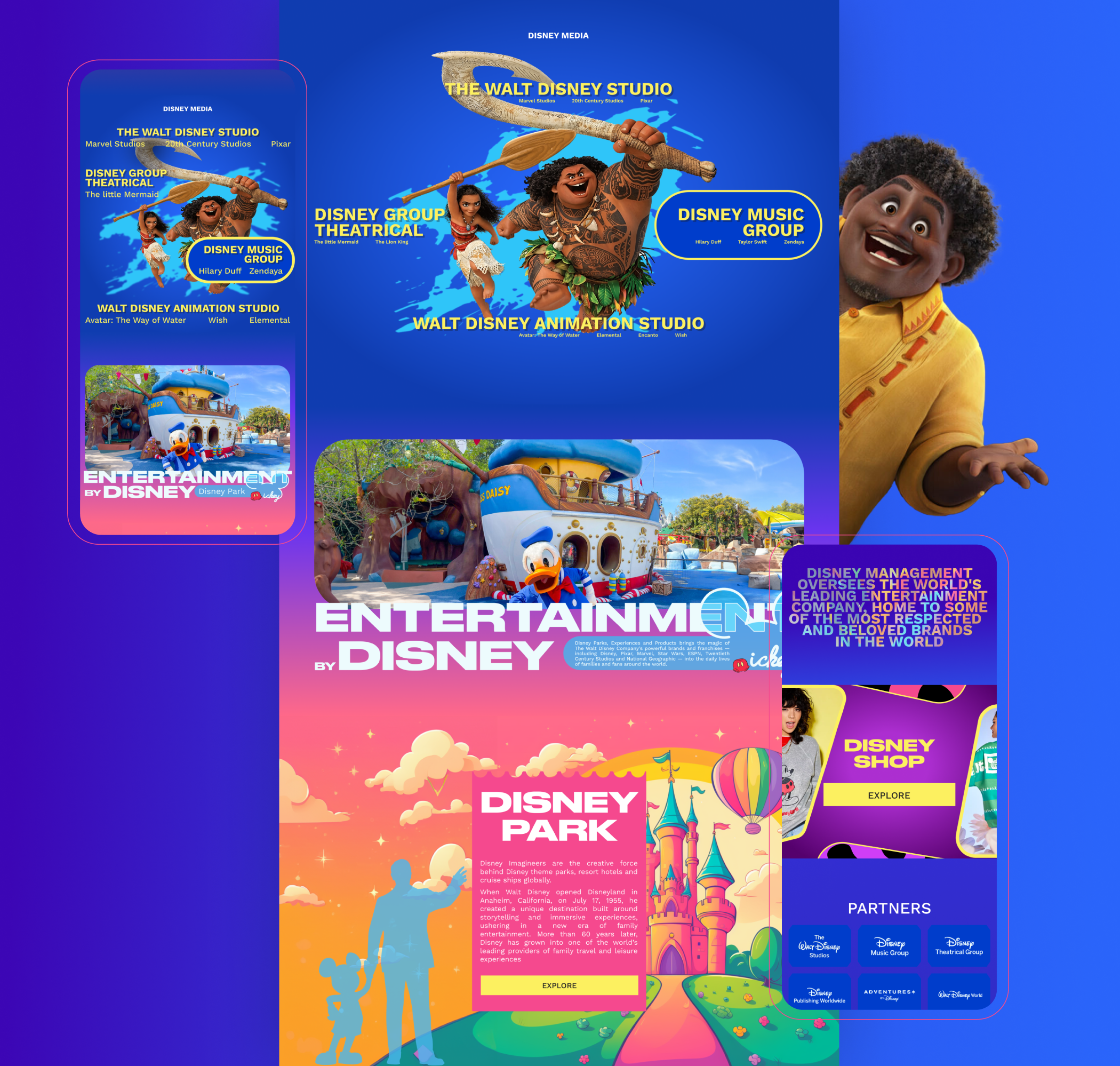 DISNEY — Изображение №5 — Интерфейсы на Dprofile