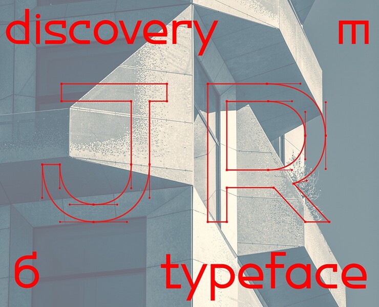 Discovery typeface — Графика на Dprofile