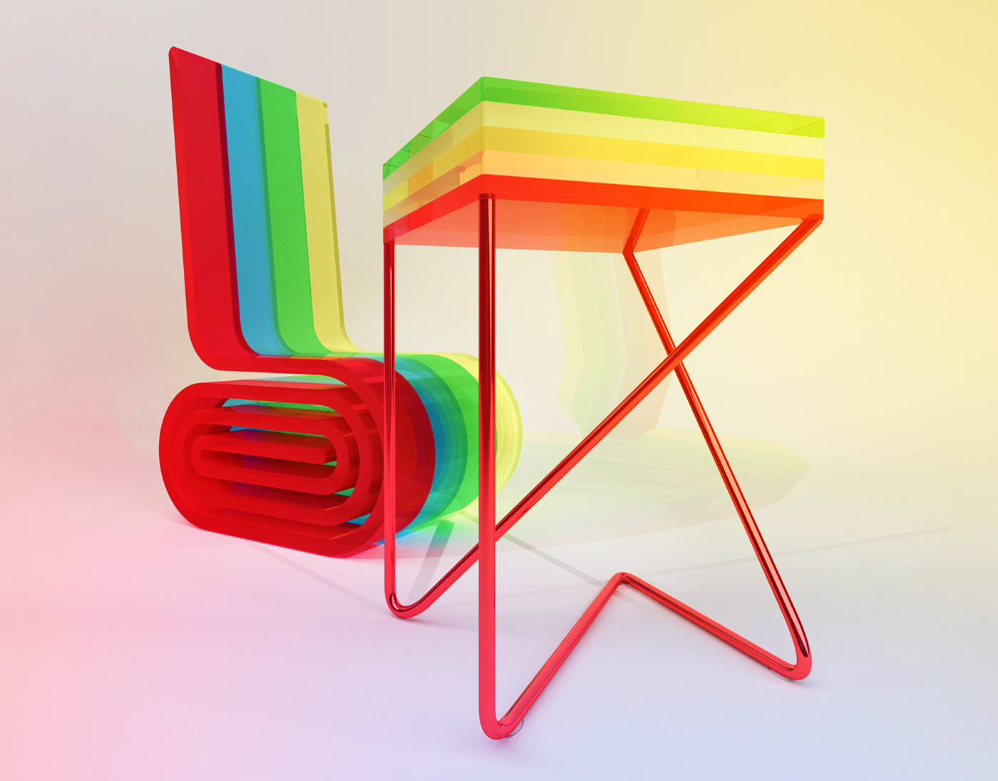 Мебельная линейка «Jellies» — Изображение №1 — 3D на Dprofile