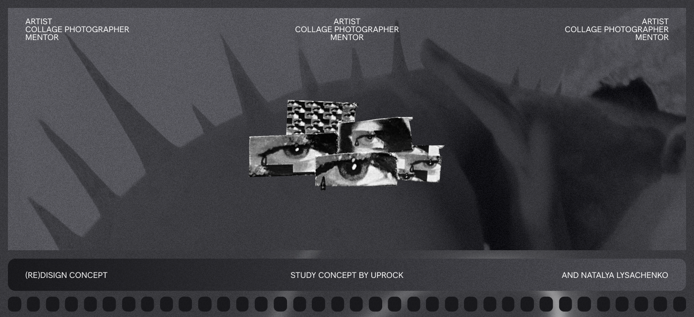 PHOTOGRAPHER PORTFOLIO | website — Изображение №1 — Интерфейсы, Графика на Dprofile