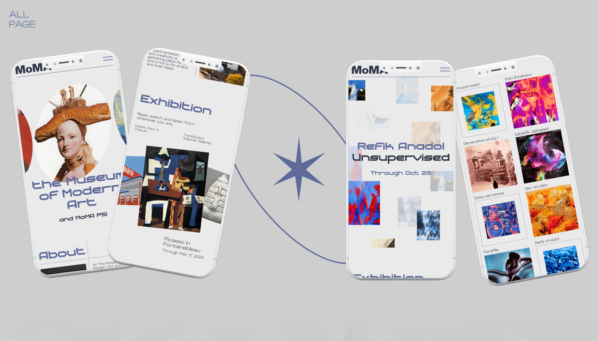 MoMA | Corporate website redesign — Изображение №9 — Интерфейсы, Графика на Dprofile