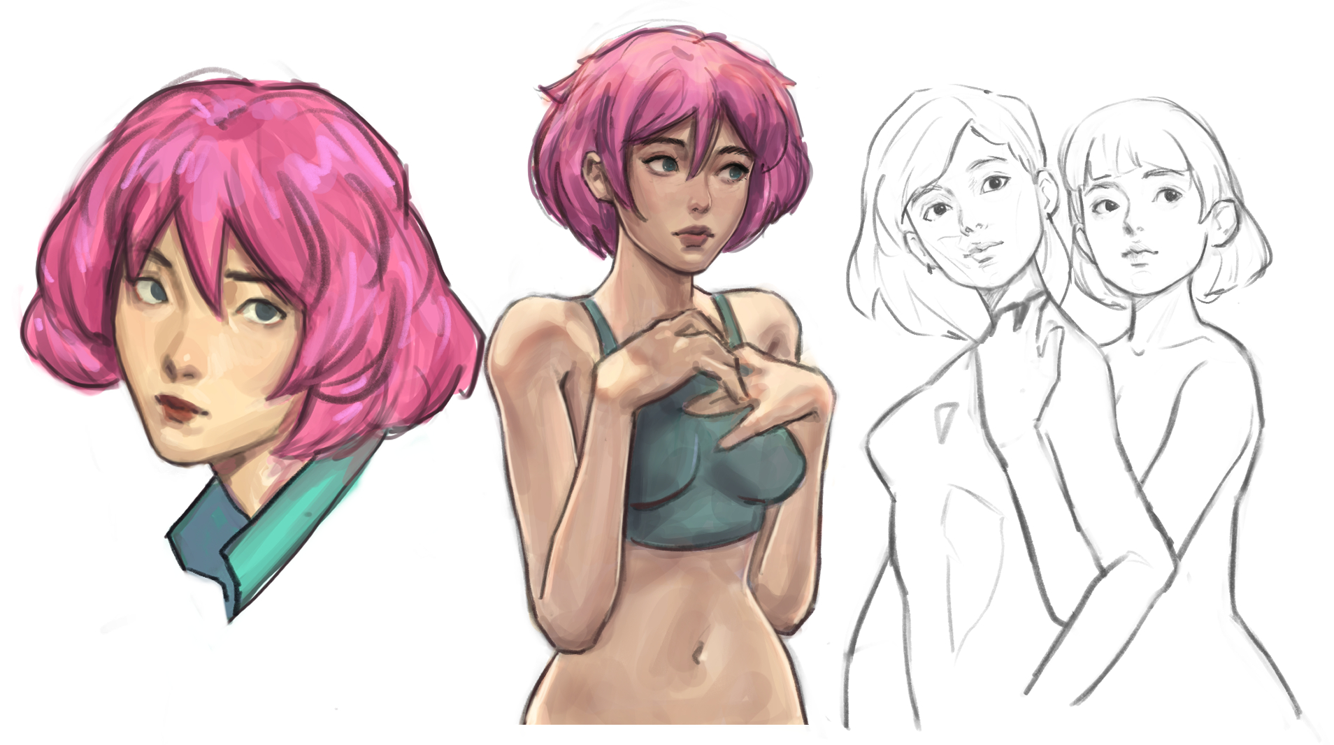 Скетчи/дизайн персонажей — Изображение №4 — Иллюстрация на Dprofile