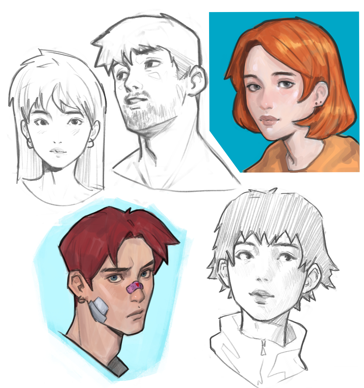 Скетчи/дизайн персонажей — Изображение №6 — Иллюстрация на Dprofile