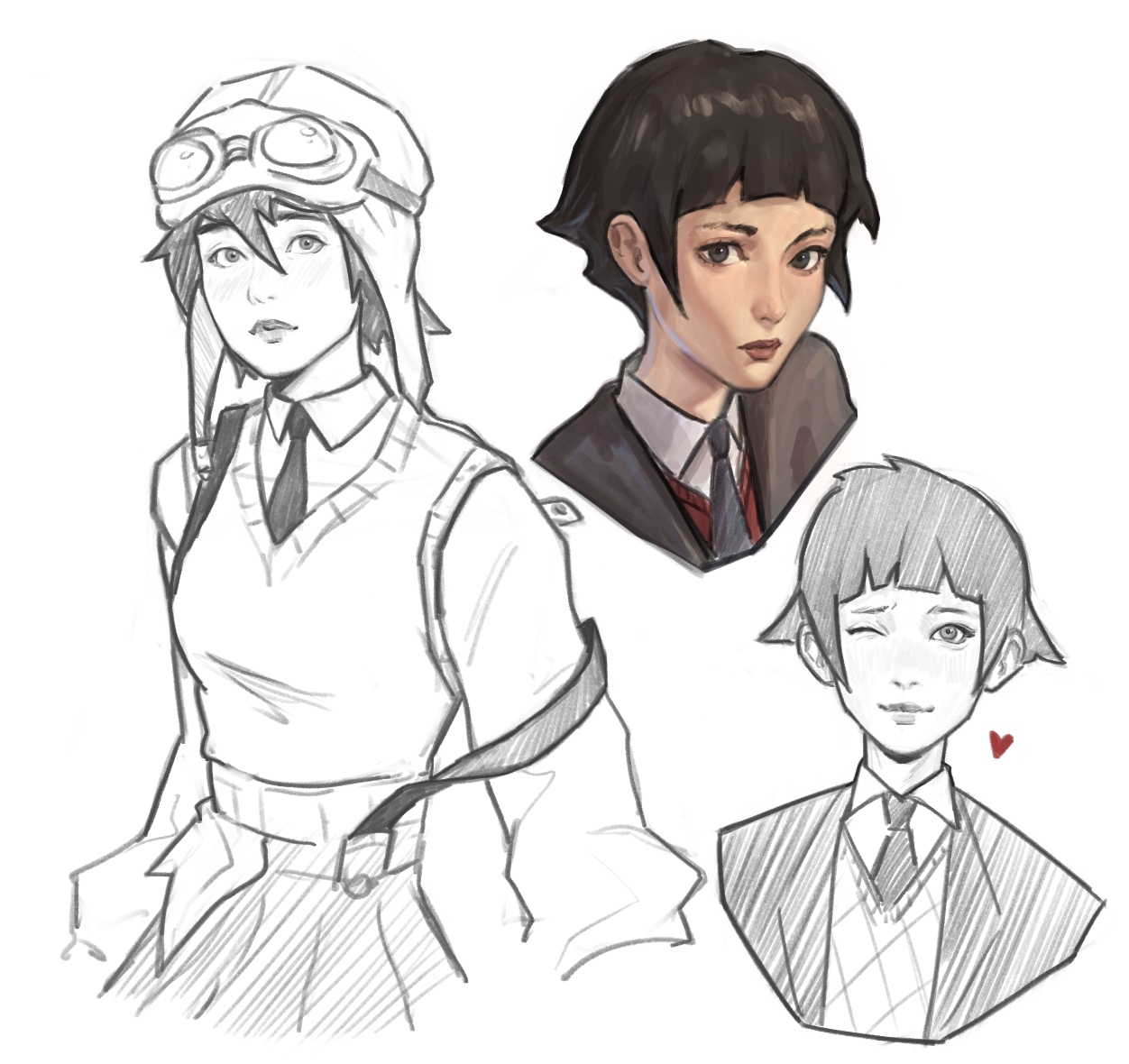 Скетчи/дизайн персонажей — Изображение №5 — Иллюстрация на Dprofile