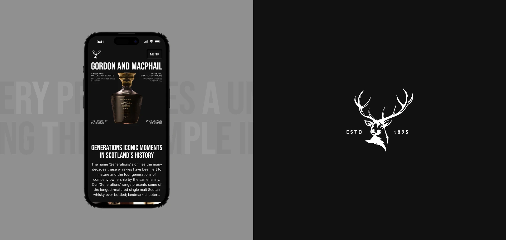 Gordon & Macphail | Corporate website | Concept — Изображение №4 — Интерфейсы на Dprofile