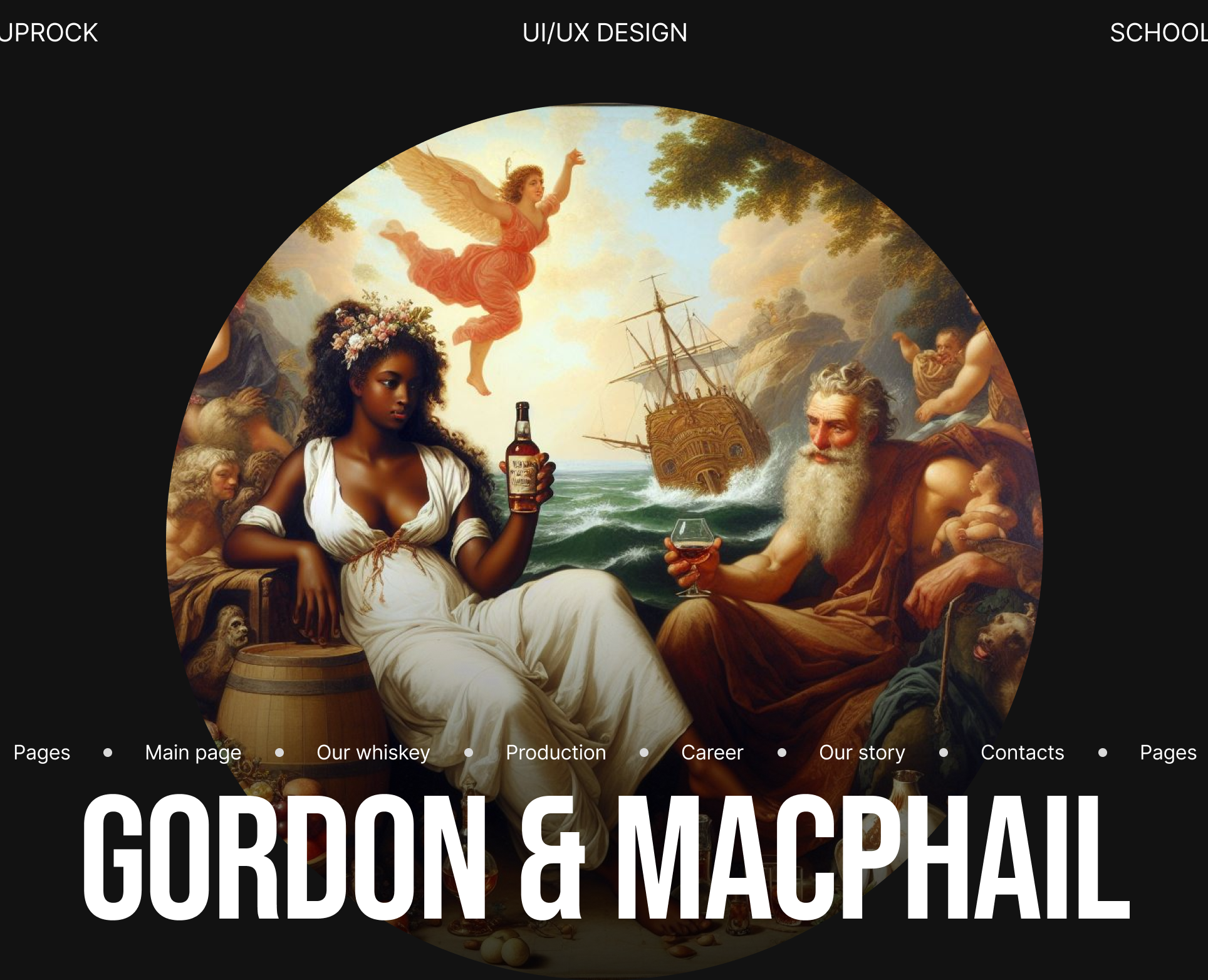Gordon & Macphail | Corporate website | Concept — Интерфейсы на Dprofile