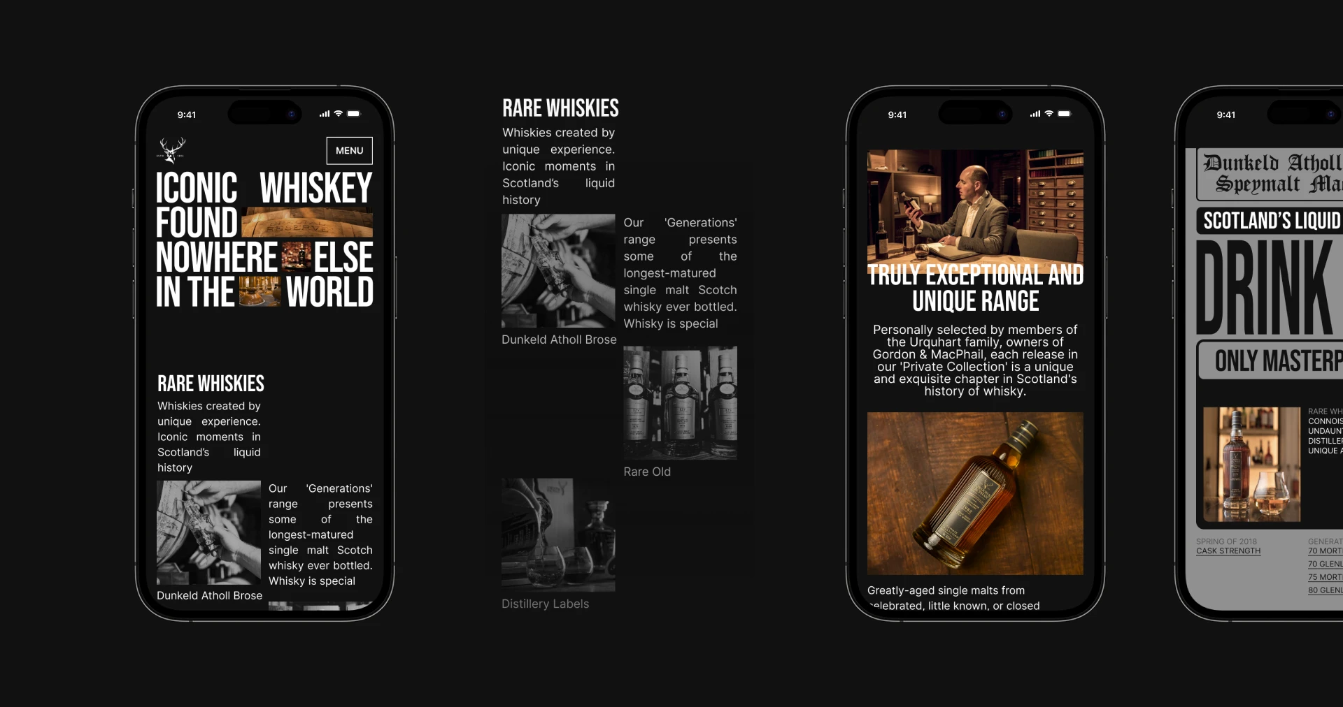 Gordon & Macphail | Corporate website | Concept — Изображение №6 — Интерфейсы на Dprofile