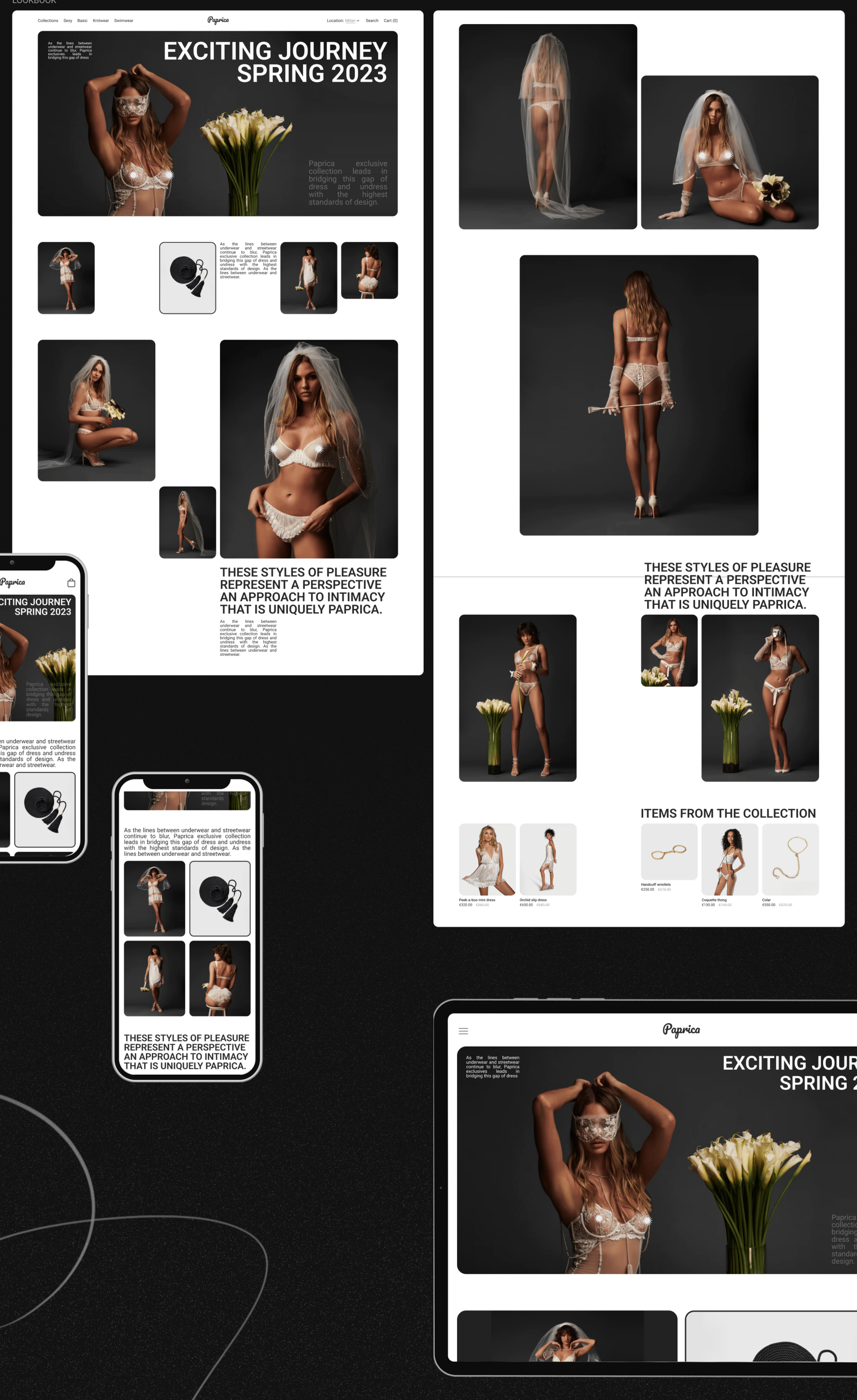 Paprica lingerie | Online store|Concept — Изображение №12 — Интерфейсы на Dprofile