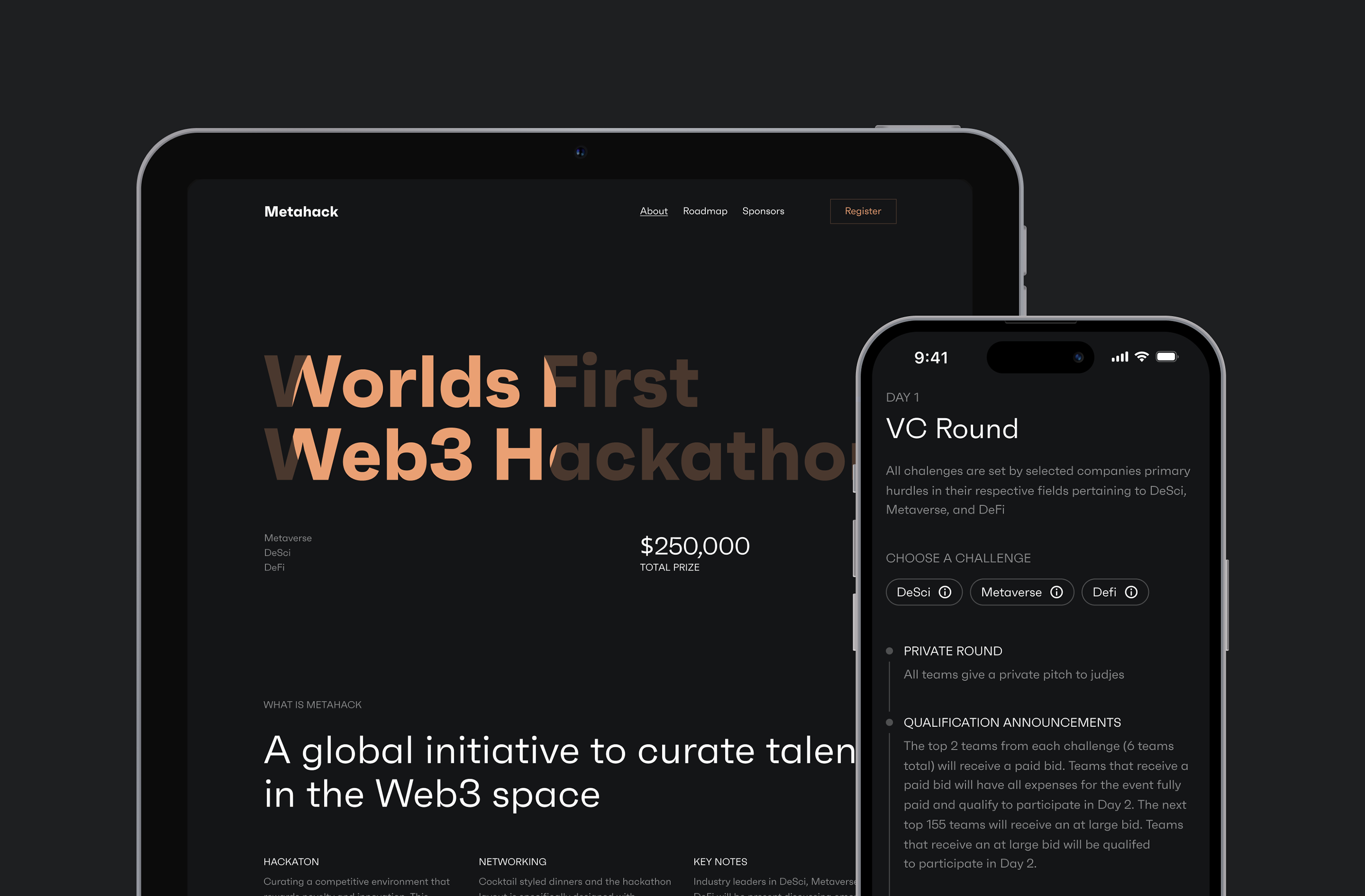 Metahack · Website — Изображение №2 — Интерфейсы на Dprofile