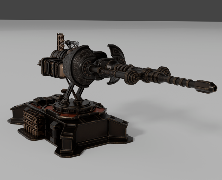 Steam canon — 3D на Dprofile