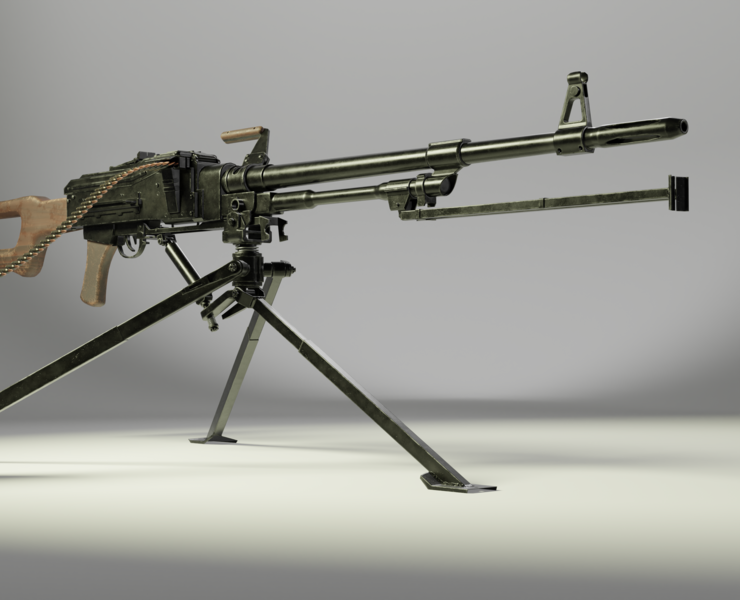 Machinegun — 3D на Dprofile