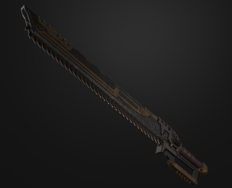 Chainsword — 3D на Dprofile