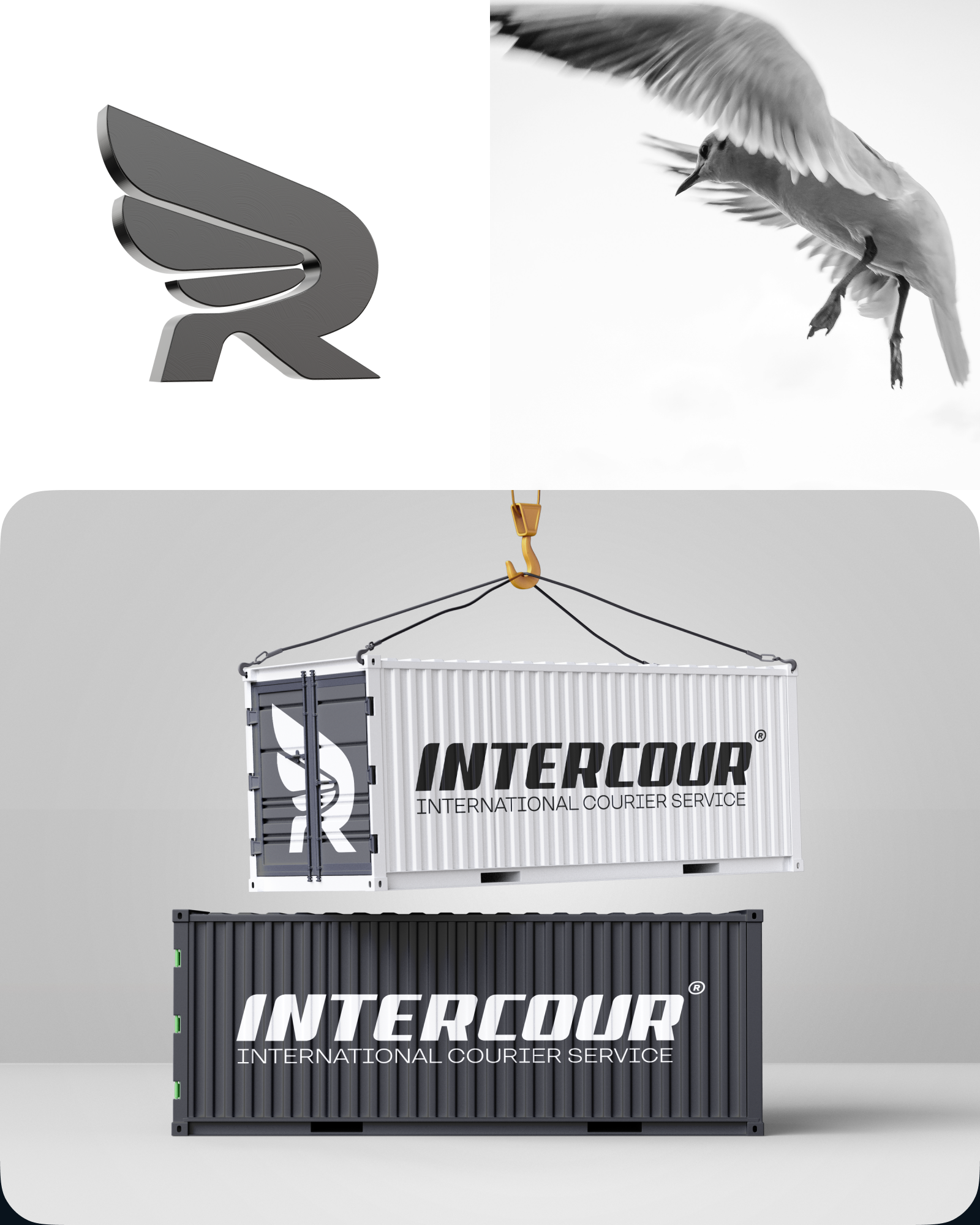 INTERCOUR - delivery service — Изображение №7 — Брендинг на Dprofile