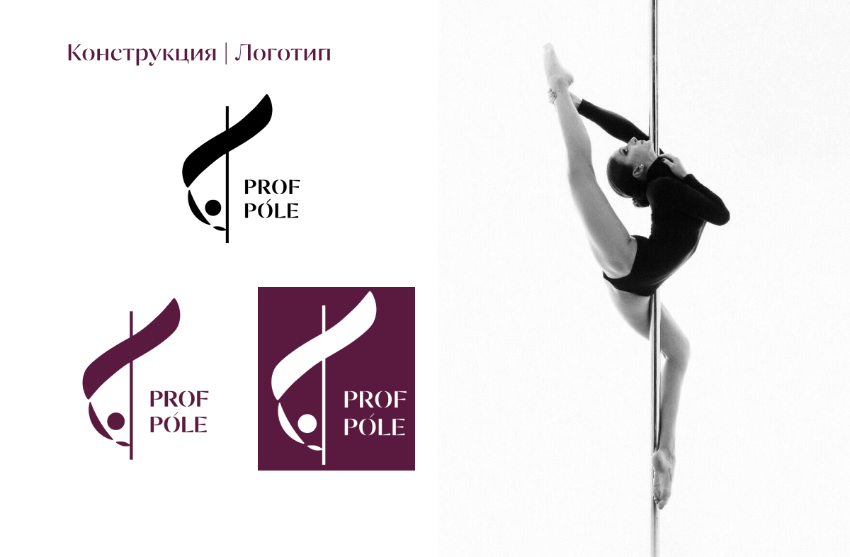 Фирменный стиль для студии танца "Prof Pole" — Изображение №5 — Брендинг, Графика на Dprofile