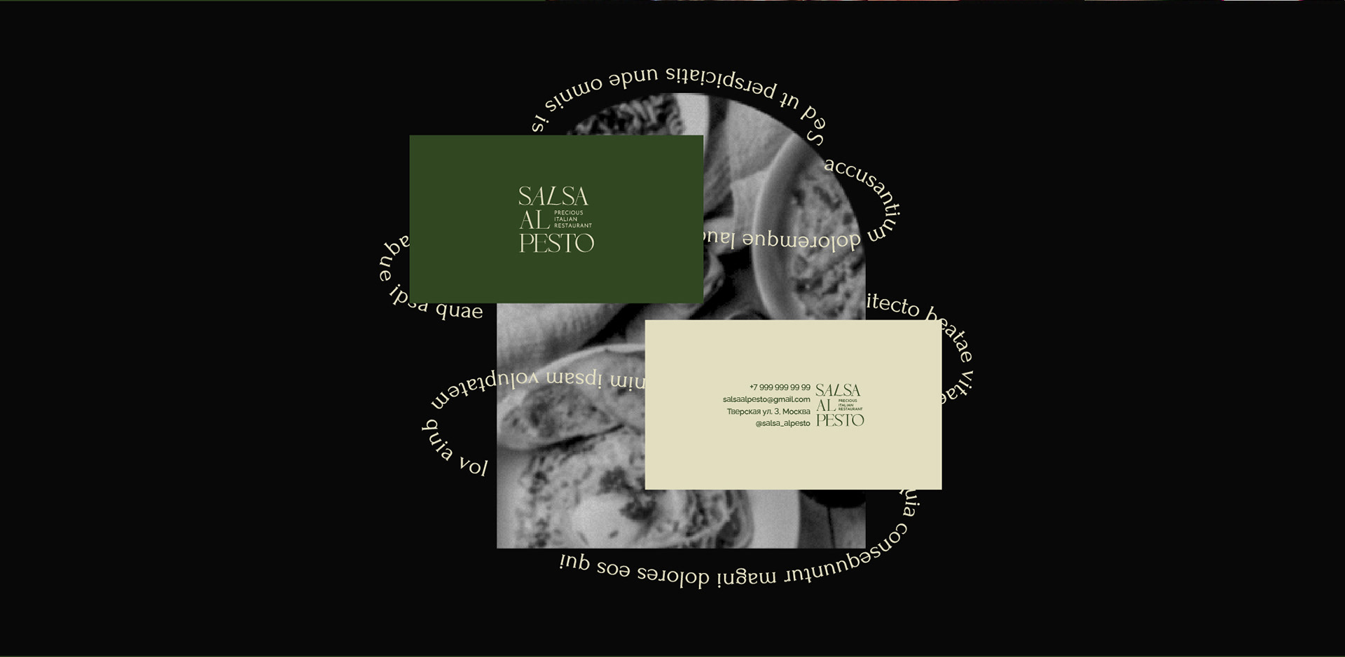 ITALIAN RESTAURANT BRANDING / БРЕНДИНГ РЕСТОРАНА — Изображение №7 — Интерфейсы, Брендинг на Dprofile
