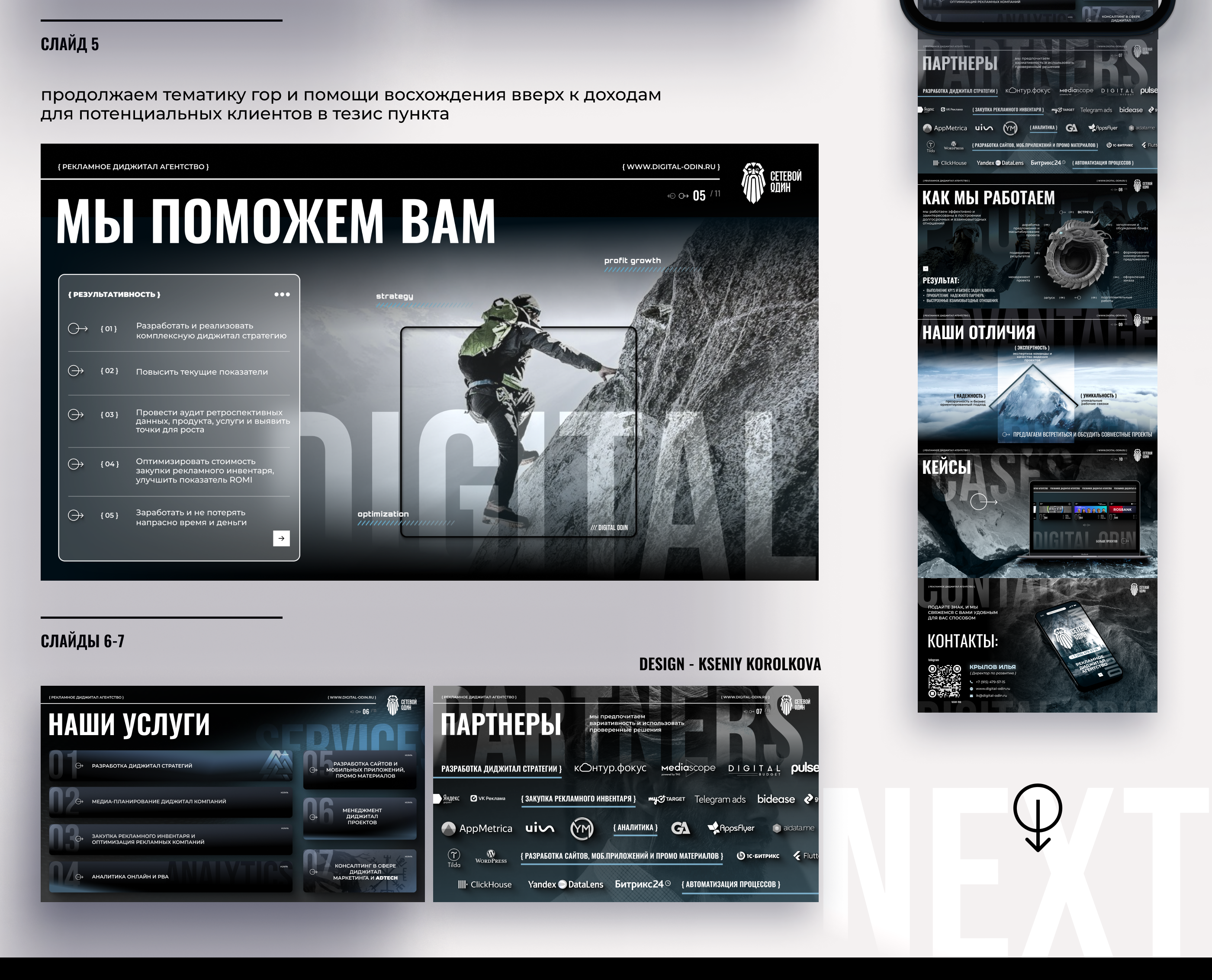 презентация digital-агентство 2024 presentation_digital — Изображение №7 — Графика на Dprofile