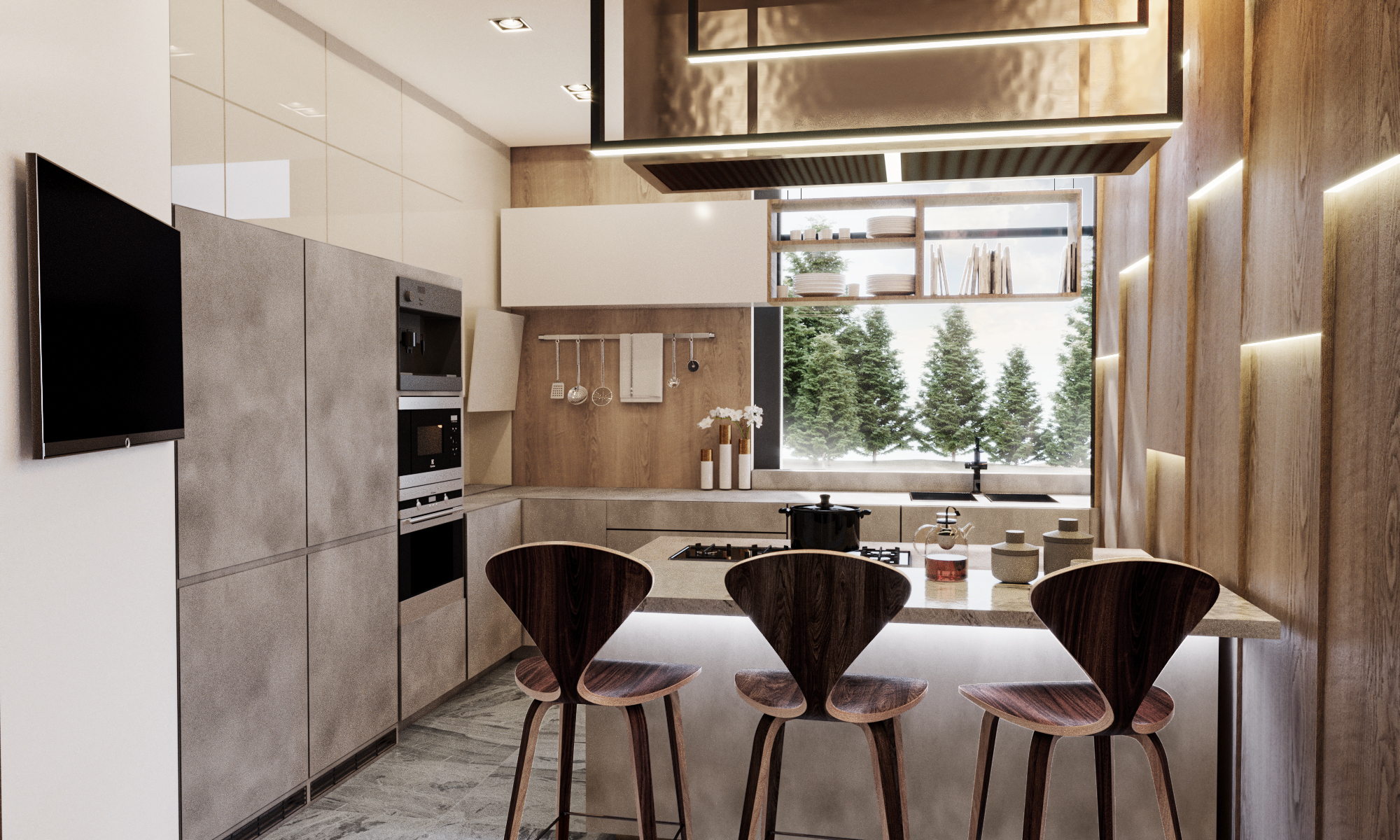 Дуплекс в Барвиха Хиллс. — Изображение №19 — 3D на Dprofile