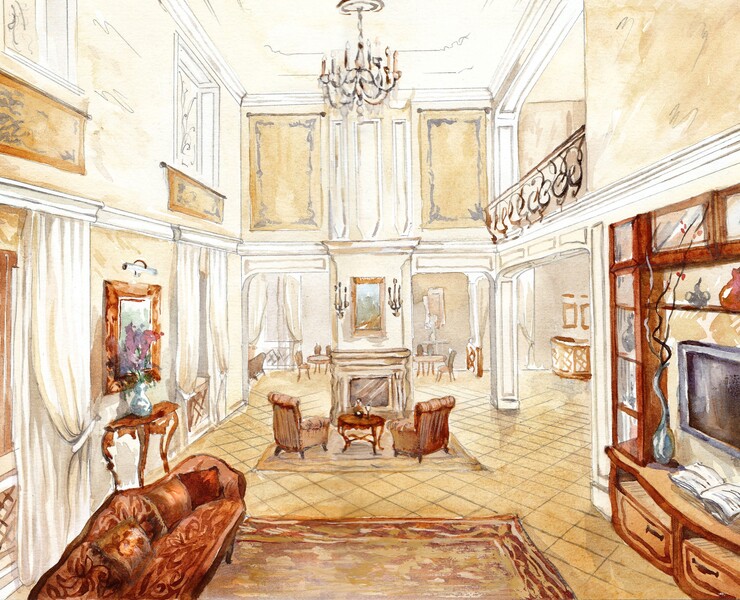 Дом в Ларюшино. — 3D на Dprofile