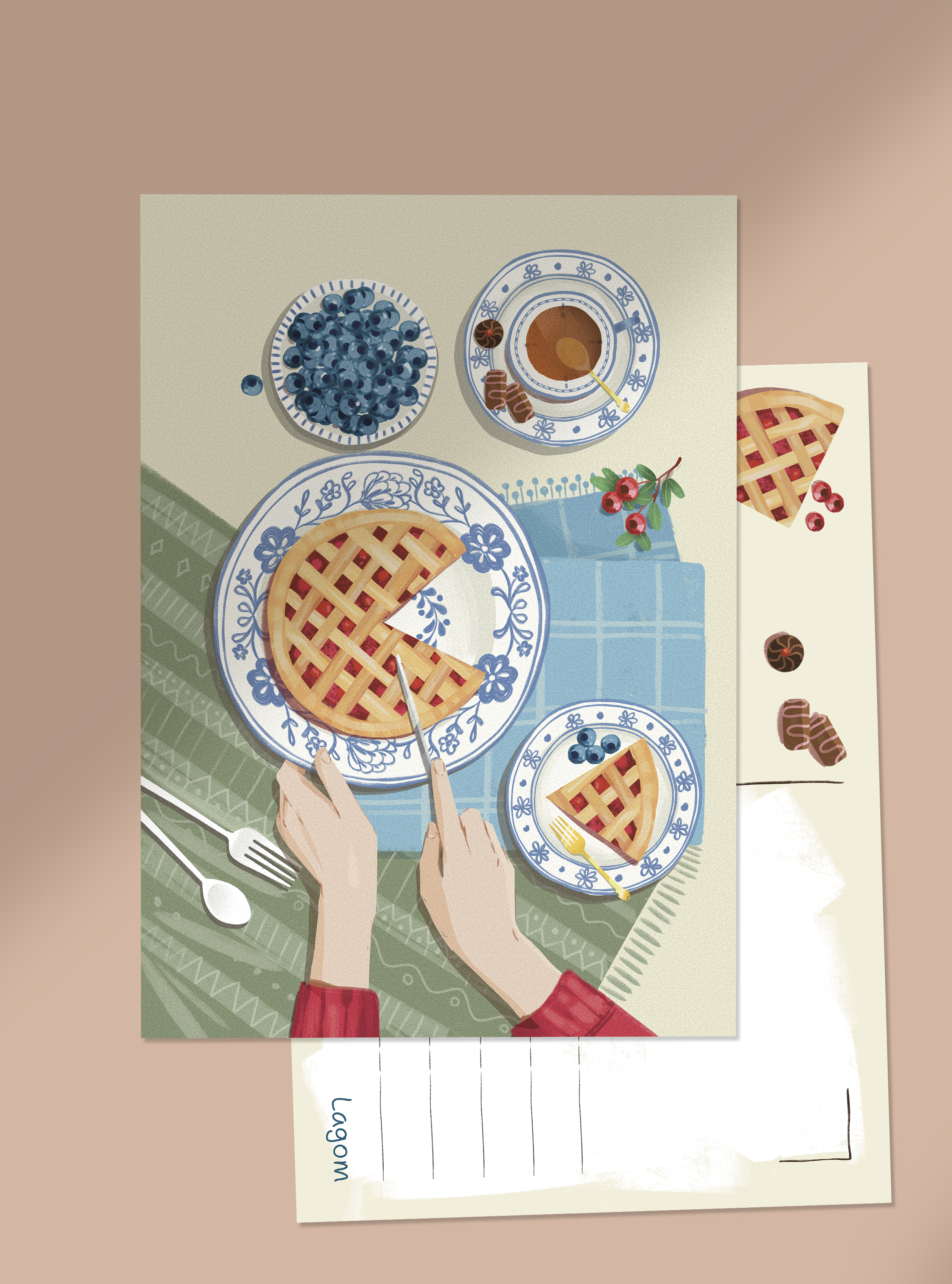 Чаепитие ☕️ — Изображение №3 — Иллюстрация, Графика на Dprofile