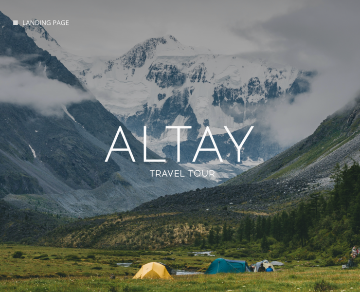 Travel tour landing page — Интерфейсы на Dprofile