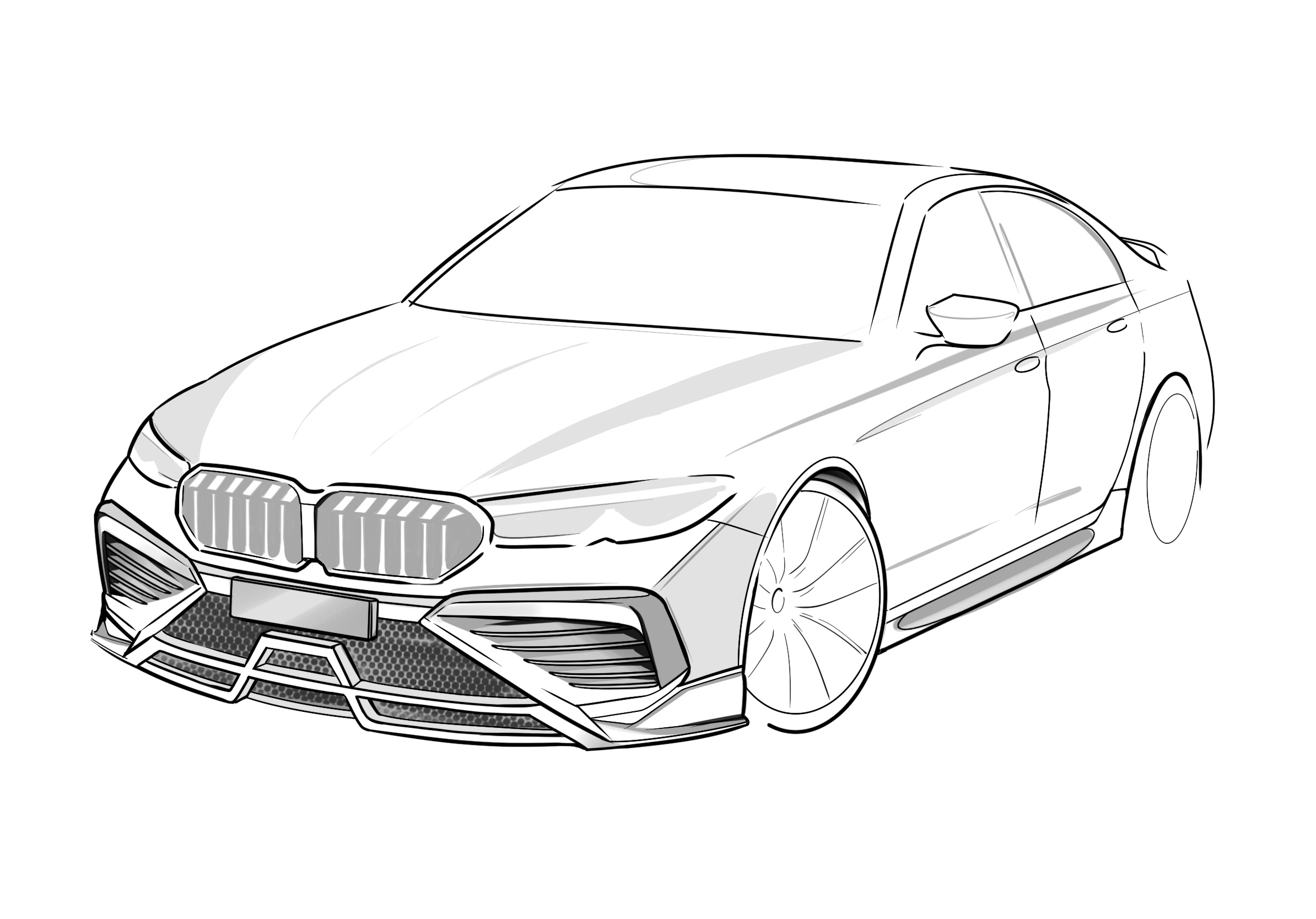 Body Kit Designs by Kurbatov Evgeniy — Изображение №1 — Иллюстрация на Dprofile