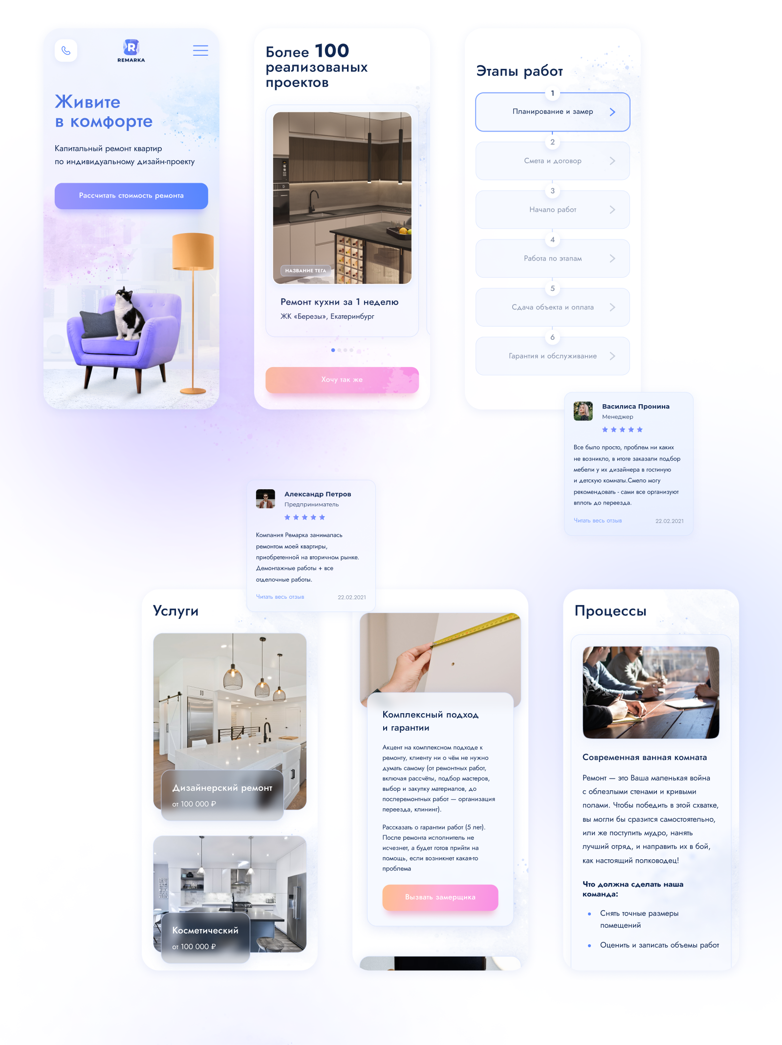 REMARKA — website design concept — Изображение №3 — Графика, Интерфейсы на Dprofile