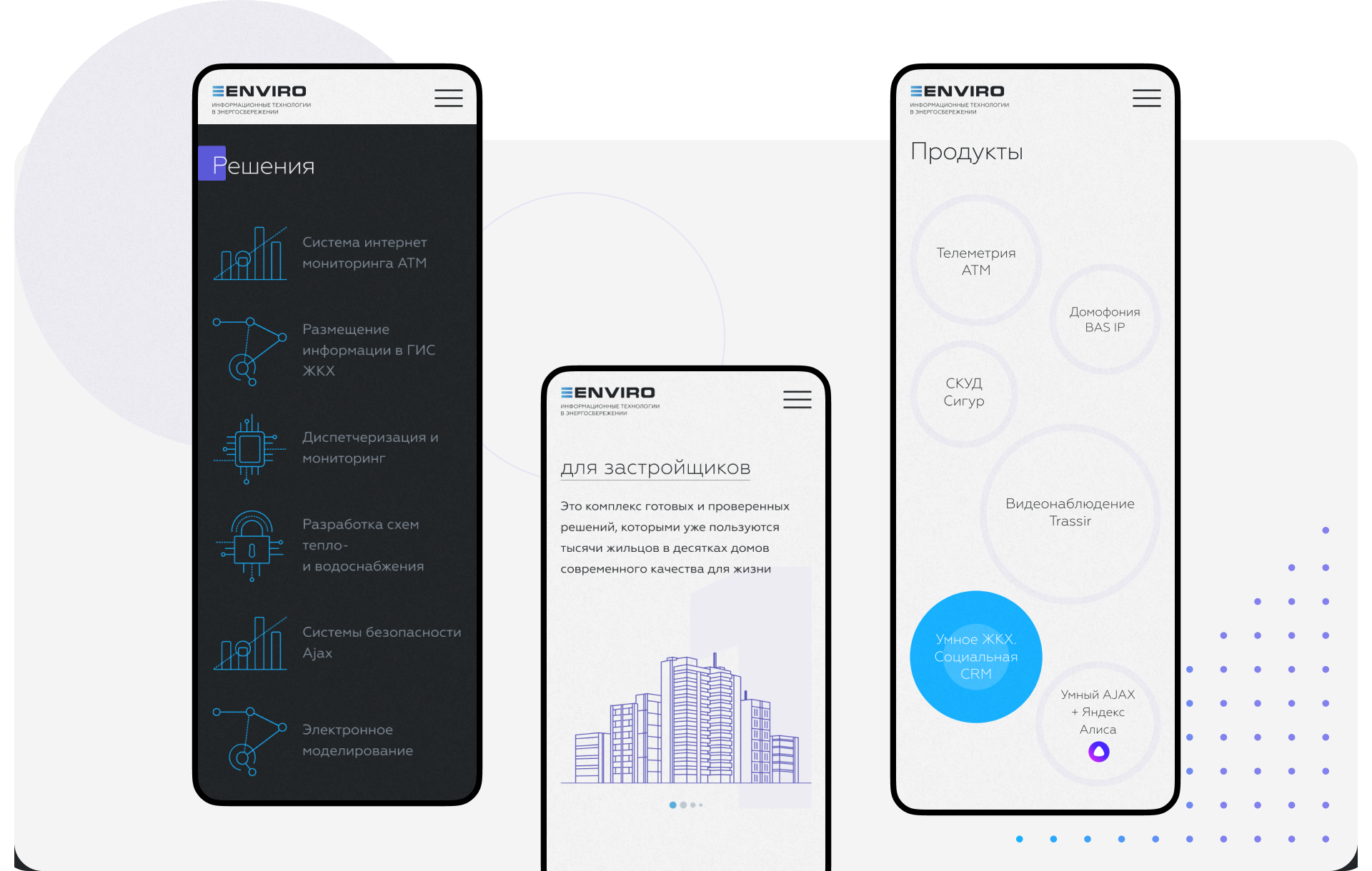 ENVIRO — Website — Изображение №3 — Графика, Интерфейсы на Dprofile