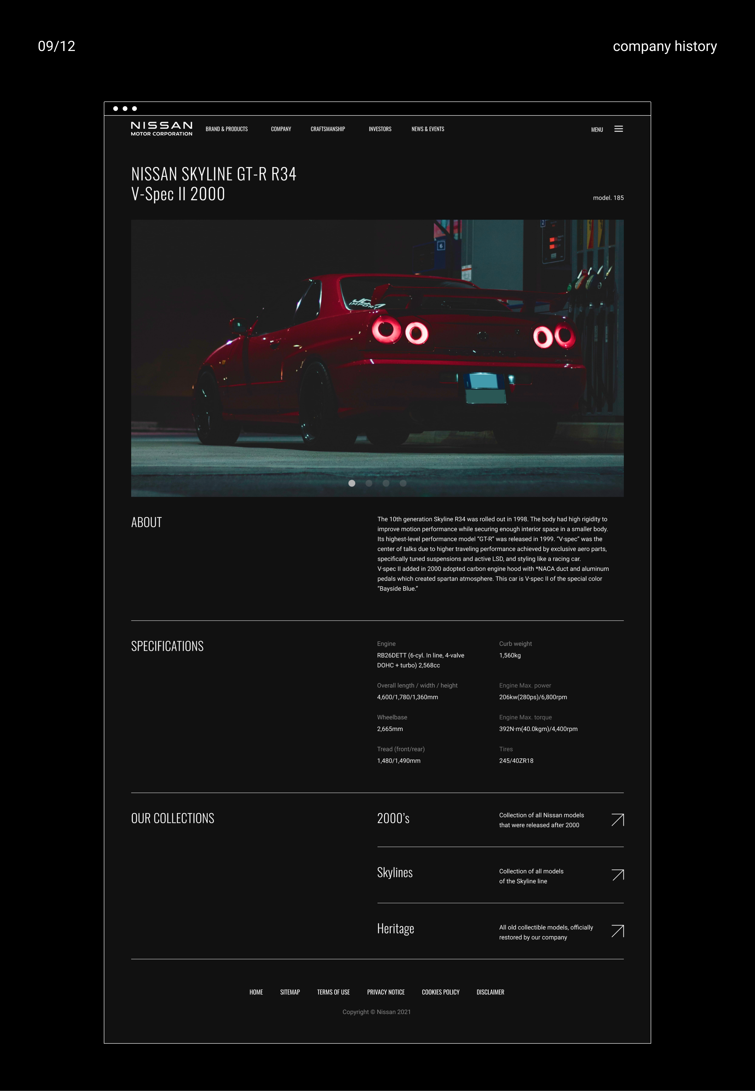 UX/UI-Design — Nissan Global Corporate — Изображение №10 — Интерфейсы на Dprofile