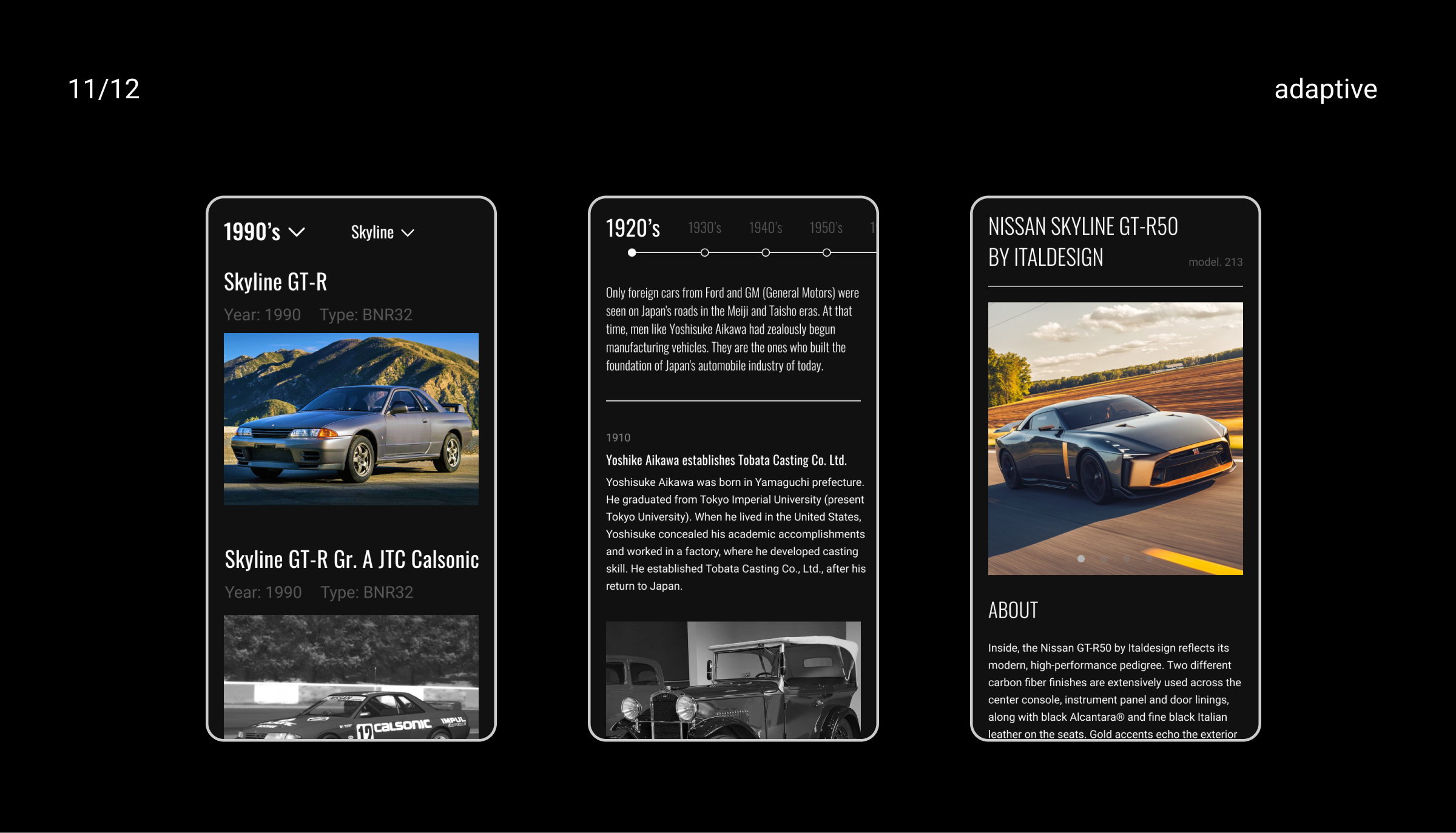 UX/UI-Design — Nissan Global Corporate — Изображение №13 — Интерфейсы на Dprofile